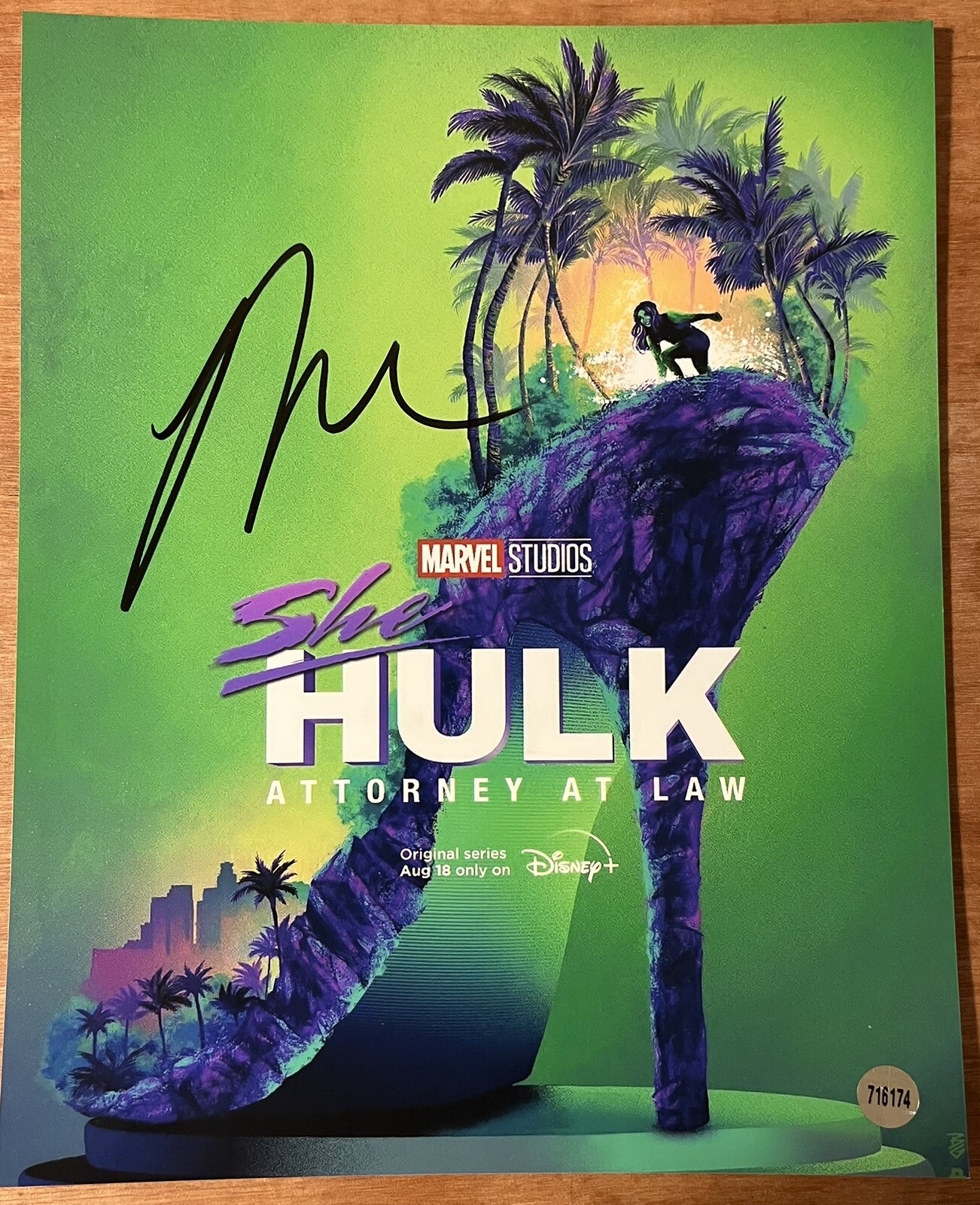 Tatiana Maslany Signed Autographed 8×10 Marvel She-Hulk Photo With COA