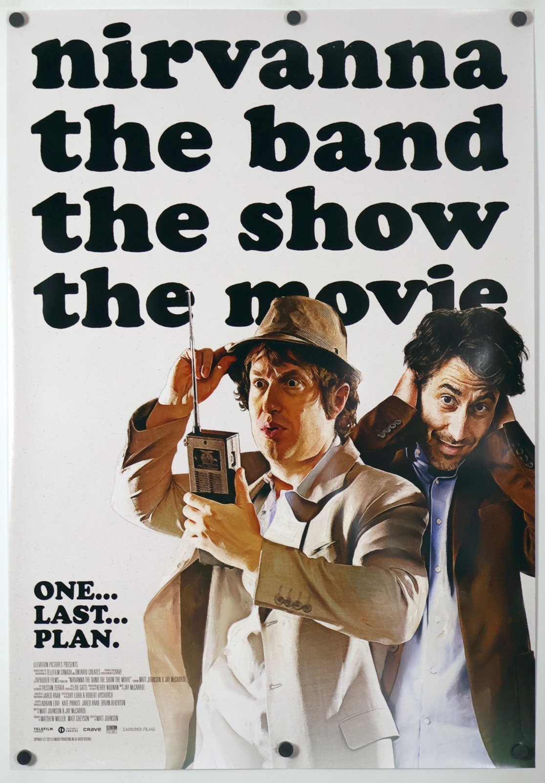 Nirvana The Band The Show The Movie original movie poster 27×39 2026 A Nirvanna