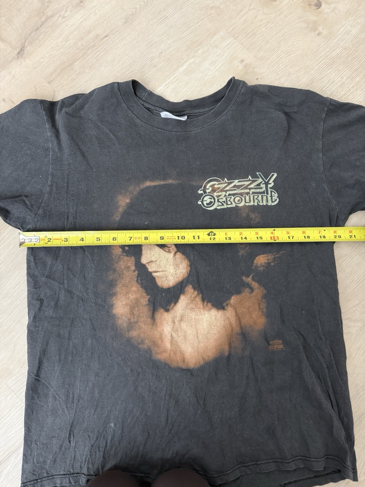 Ozzy Osbourne No More Tears Hanes Men’s T-Shirt Black L 42-44 100% Cotton