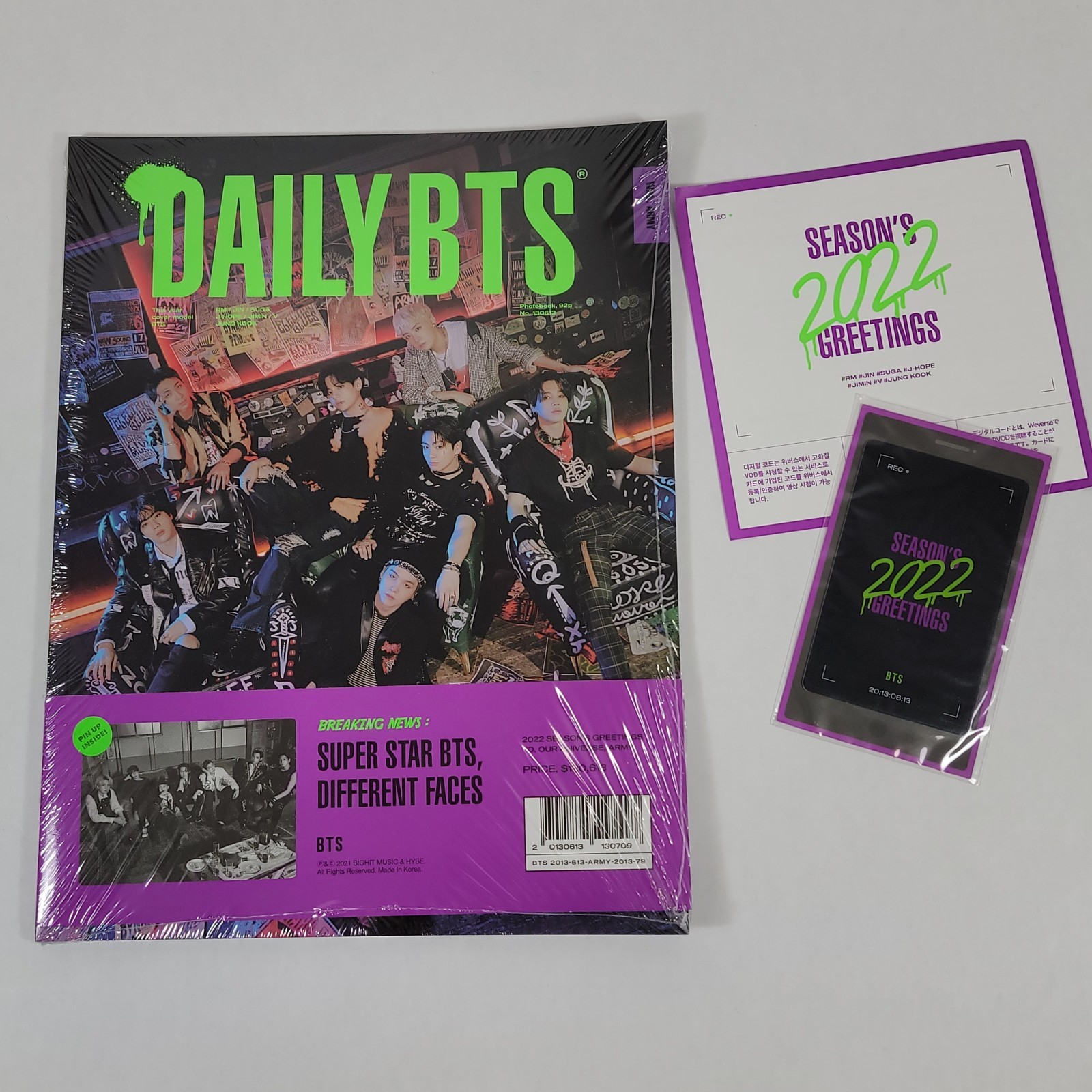 2022 Season’s Greetings Daily BTS Photobook & DLC Digital Code Card Making Video