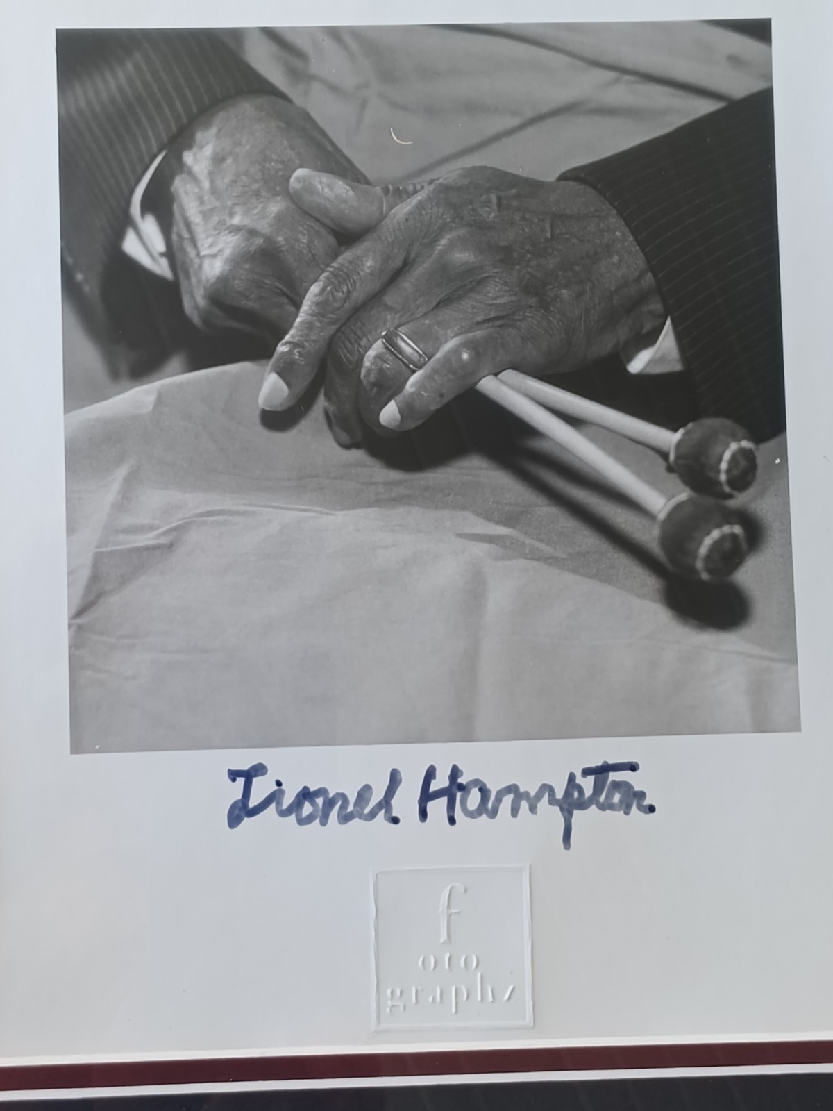 Lionel Hampton Signed Limited Edition 5/5 Photo Frank Jackson Fotographz 1995