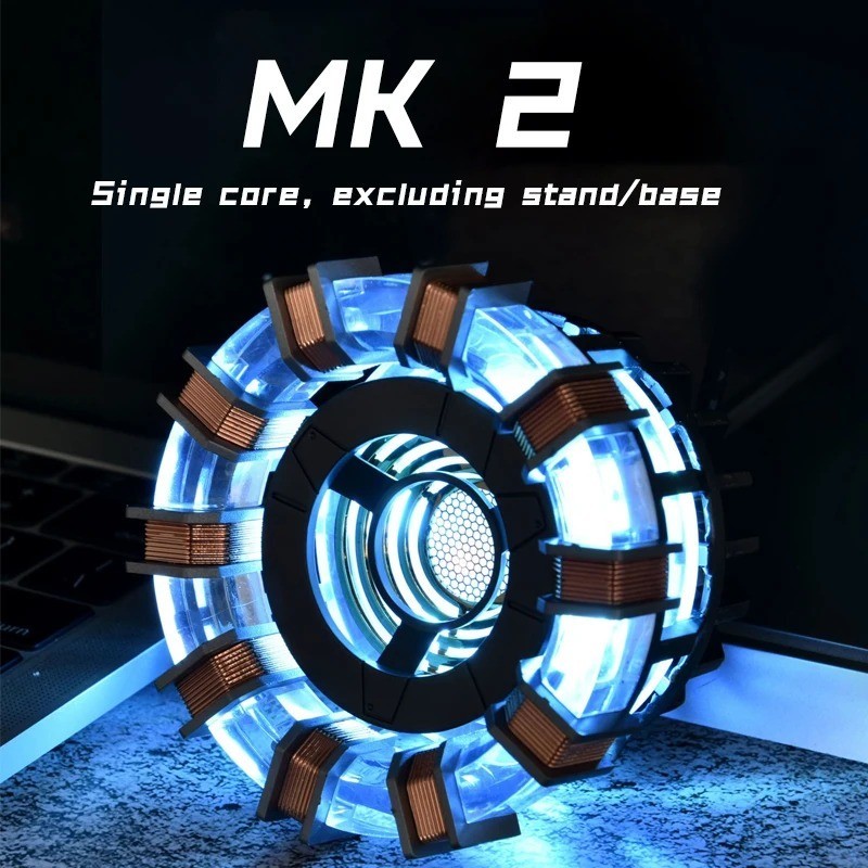 IRON MAN 1:1 ARC REACTOR TONY STARK HAS A HEART LED LIGHT DISPLAY ASSEMBLED 2B