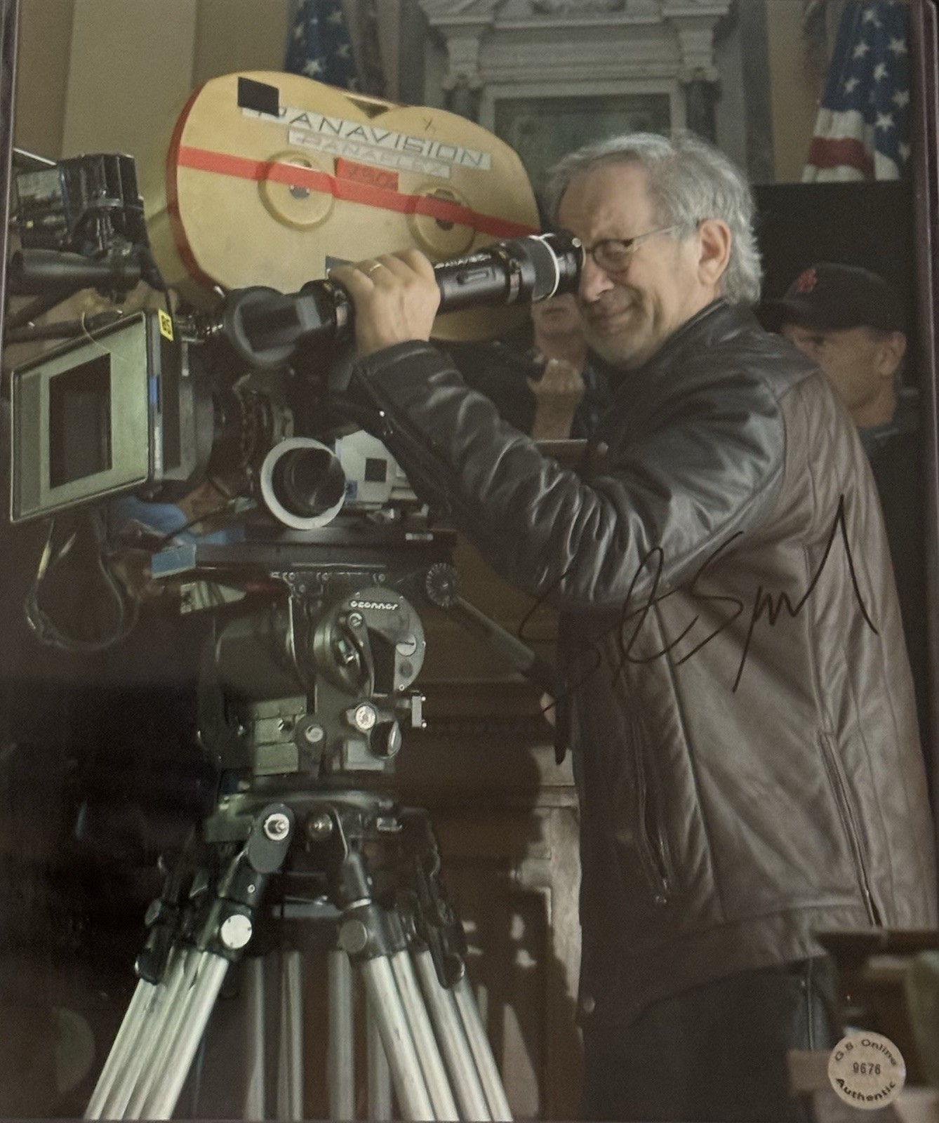 Signed Steven Spielberg Photo COA