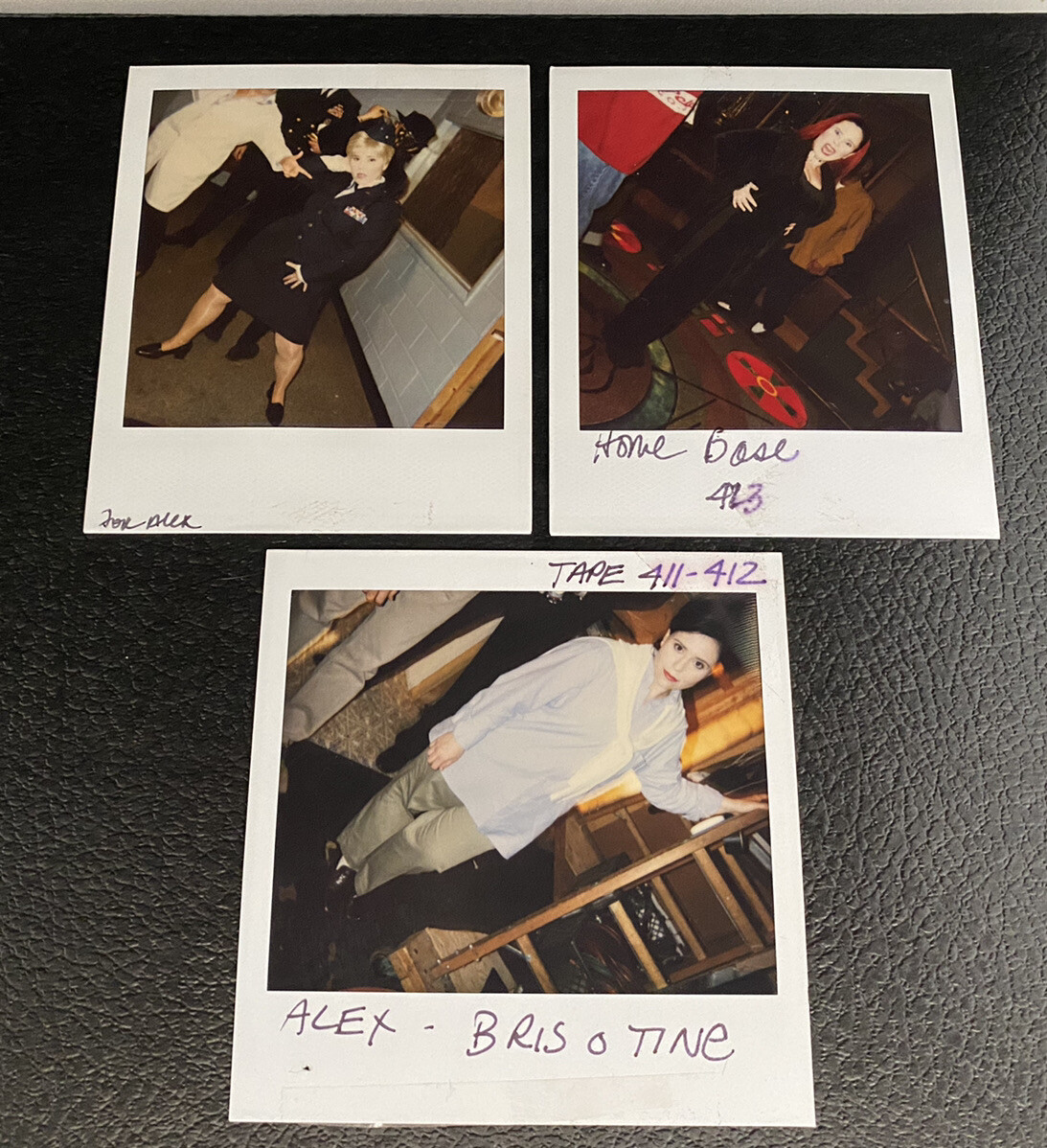 3 MADtv Alex Borstein Polaroid Wardrobe Original Photos Lot Mad TV Mrs. Maisel