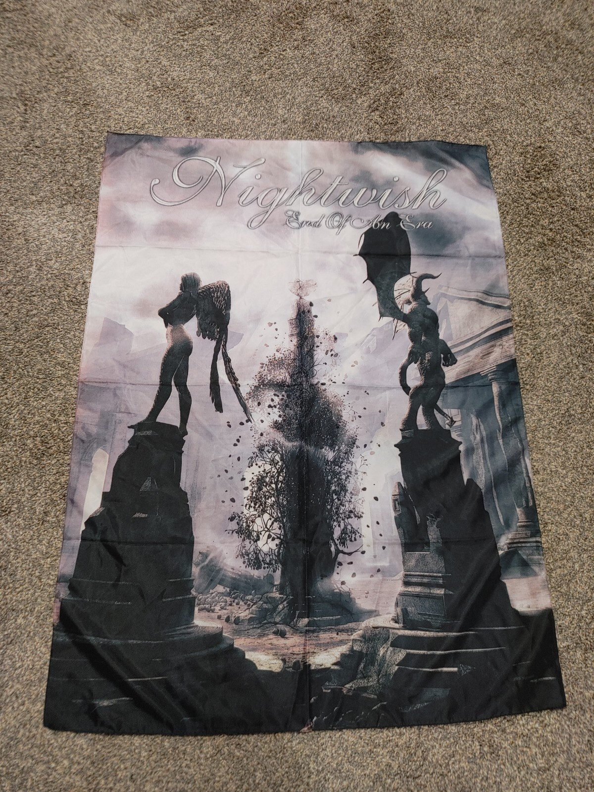 Nightwish End of An Era textile poster. Backstagerockshop 100% polyester