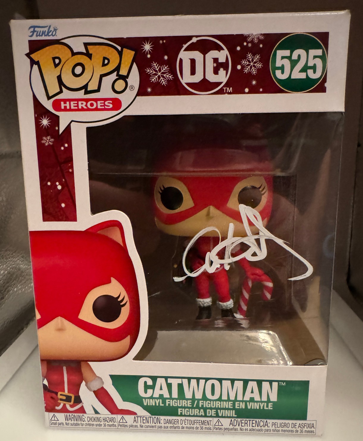 Anne Hathaway Signed Autograph The Dark Knight Rises Funko Pop 525 Beckett