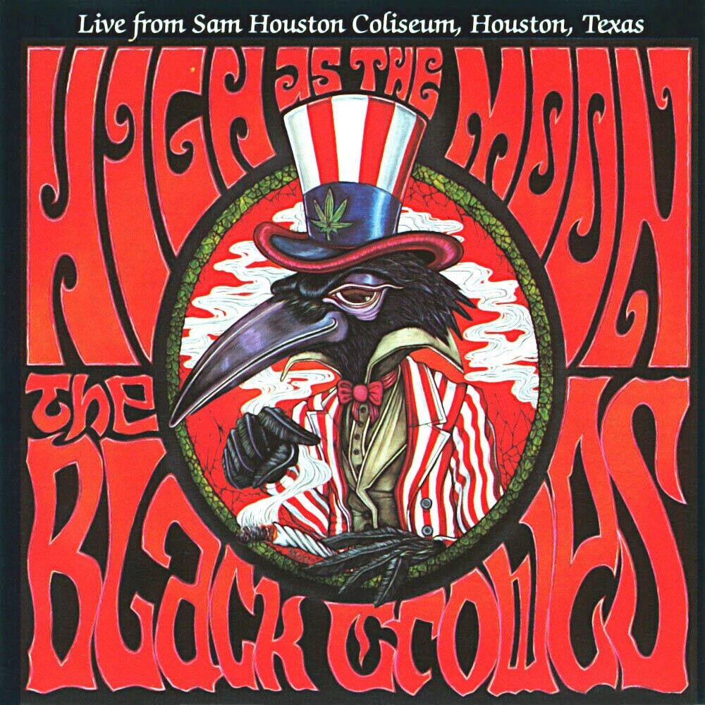 Black Crowes Live From Sam Houston 12×12 Album Cover Replica Poster Gloss Print