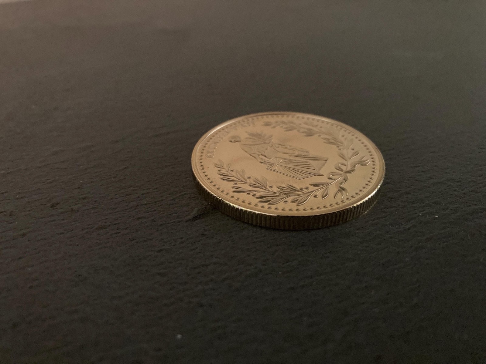 John Wick Original Hero Gold Plated Coin Rare Keanu Reeves Continental