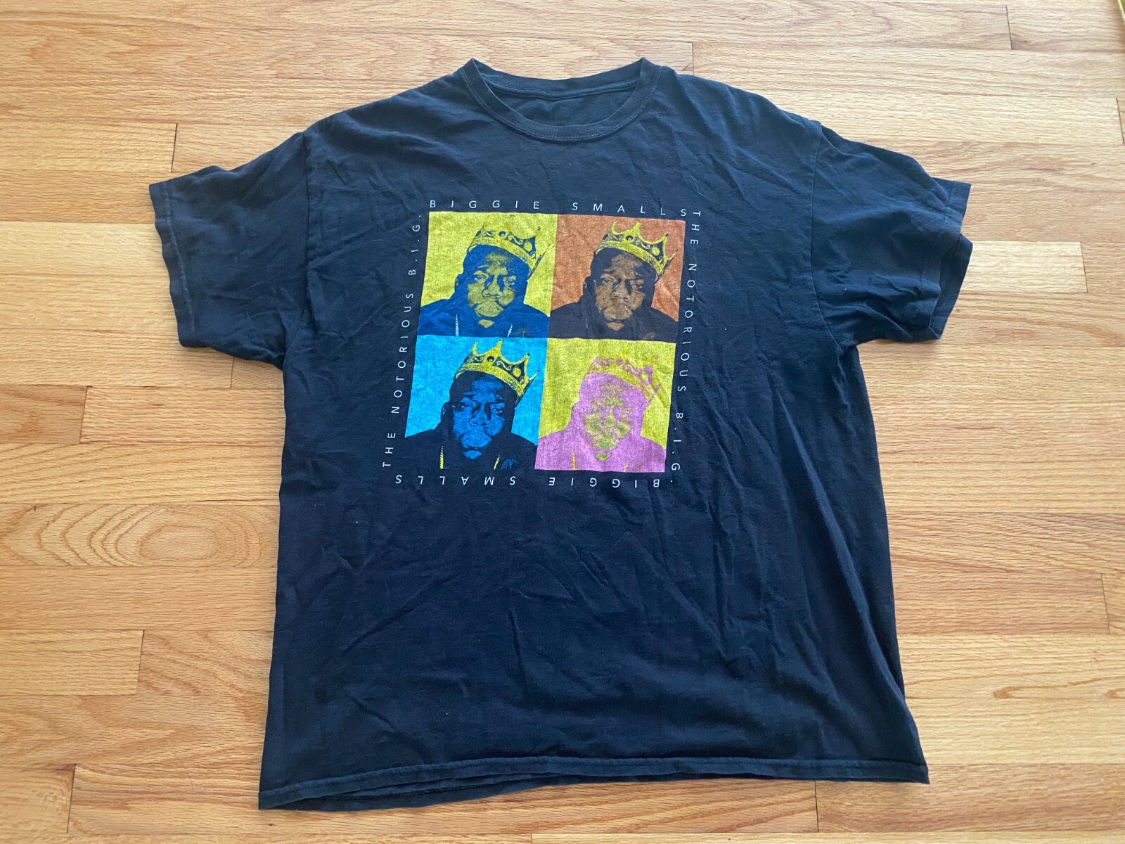 Biggie Smalls The Notorious B.I.G. T-Shirt Large No Tag Nice