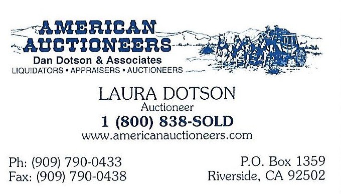 Laura Dotson signed business card Storage Wars Auctioneer TV Rare COA LOOK!