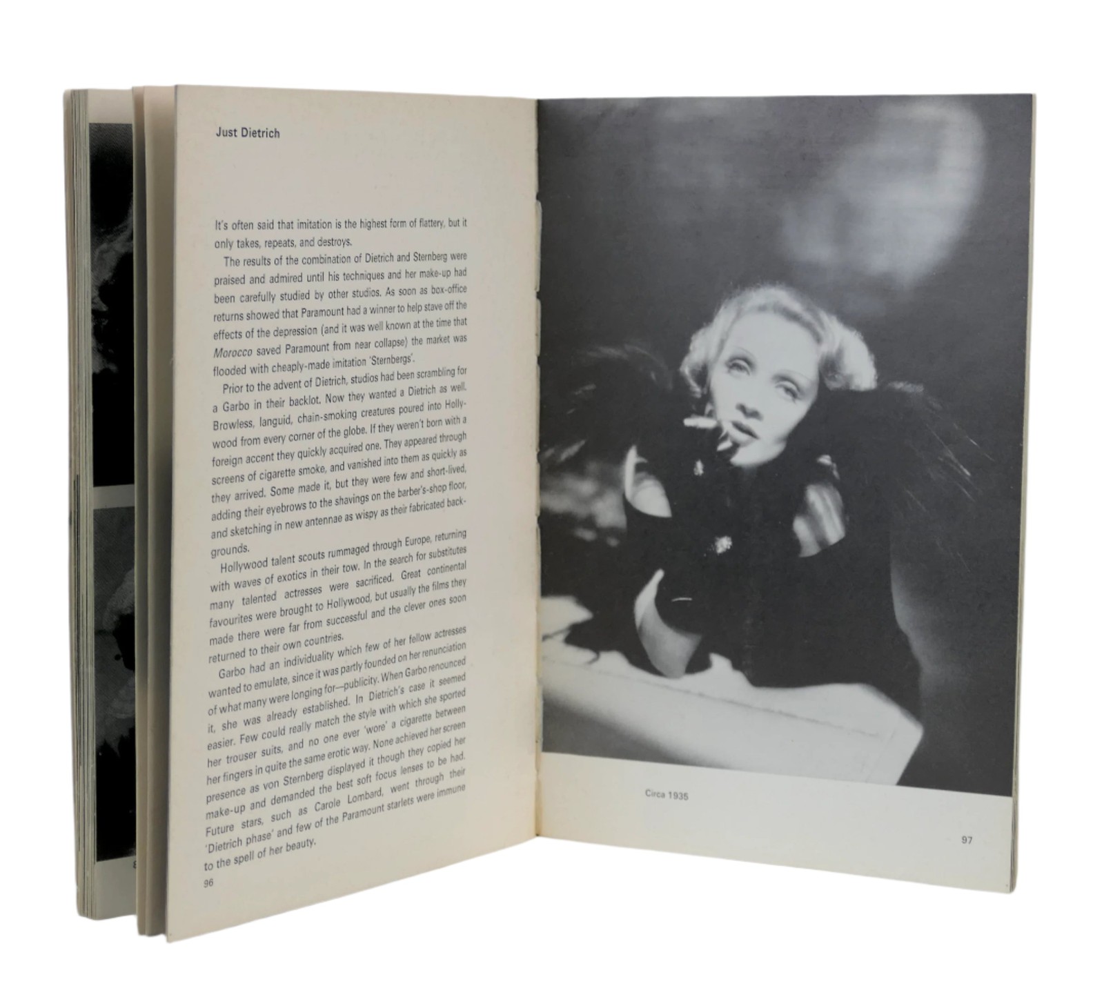 “Marlene Dietrich” – Signed Book