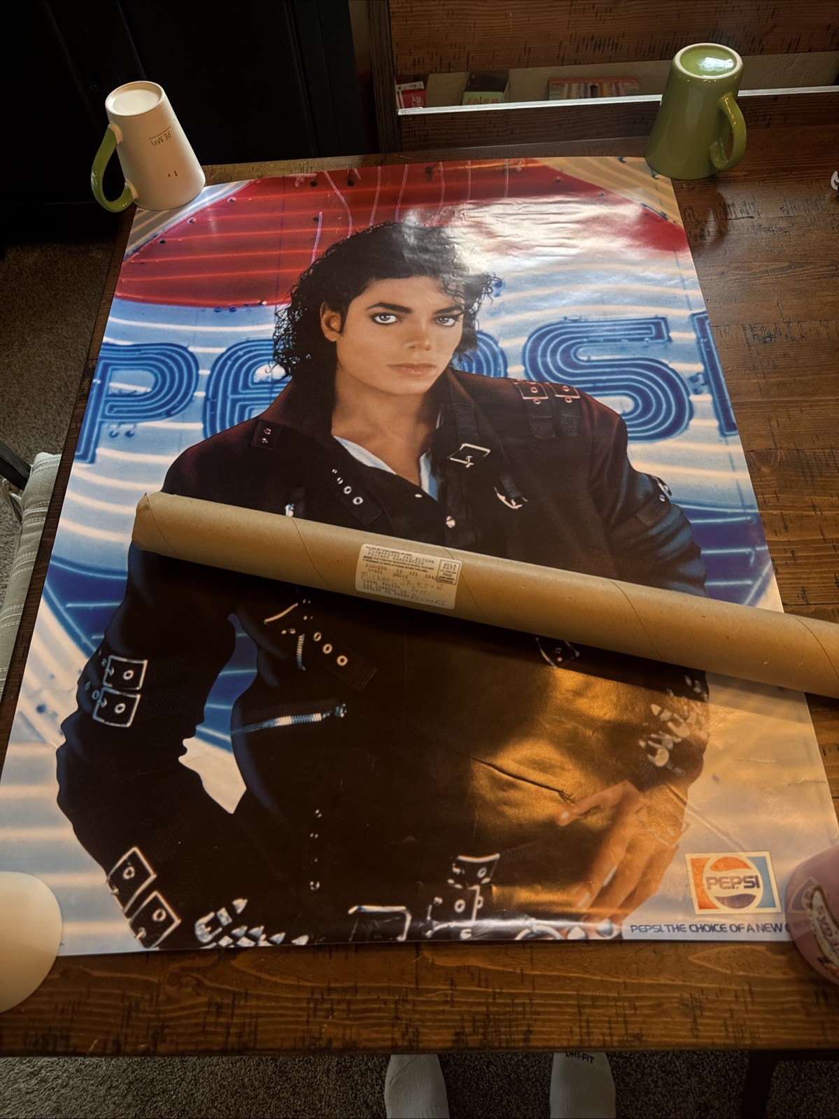 Michael Jackson Vintage Pepsi Original Promo Poster 24×32 PC-9645 w/ Tube