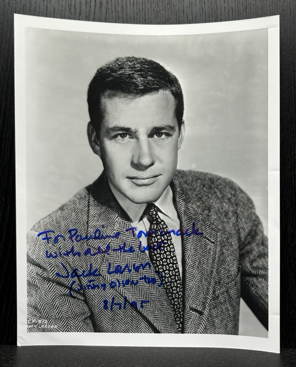 JACK LARSON HAND SIGNED PHOTO Original Autograph JSA COA Jimmy Olsen, Superman