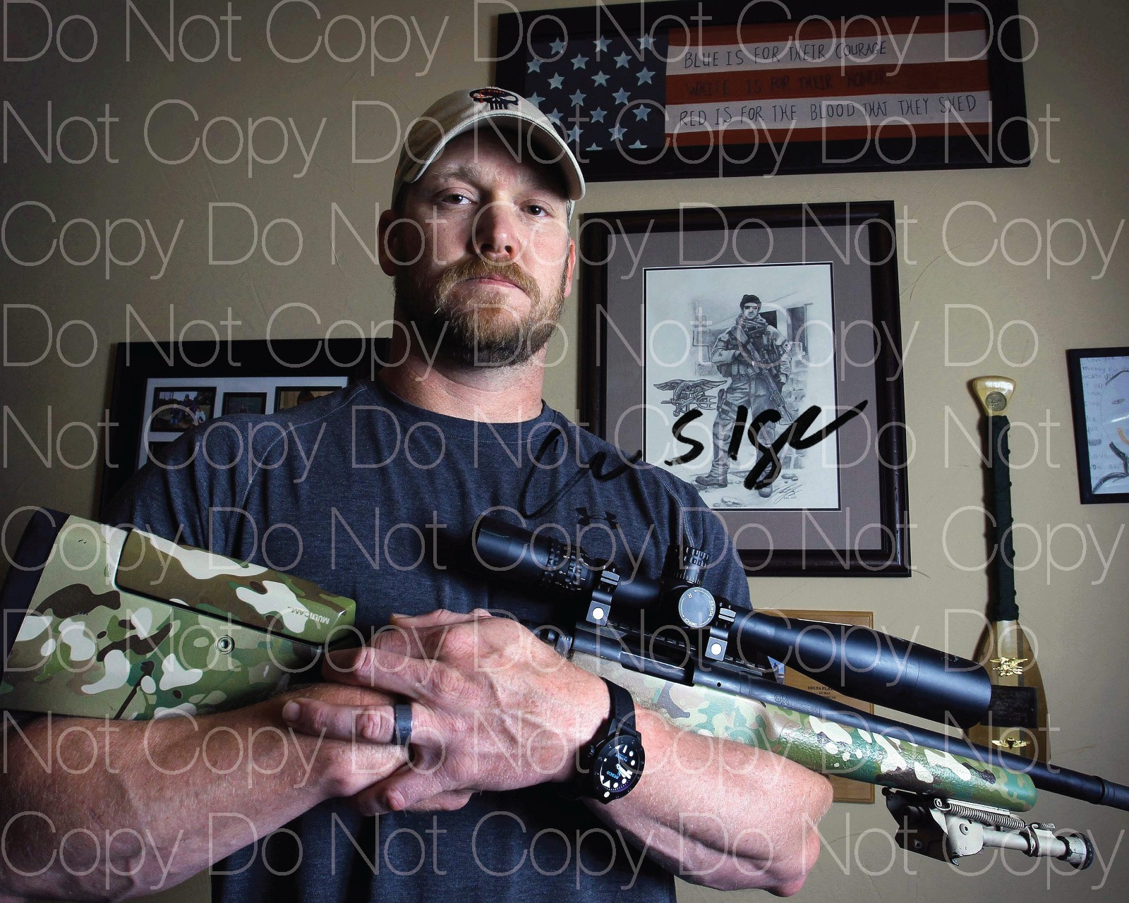 Chris Kyle signed American Sniper 8X10 photo picture poster autograph poster RP