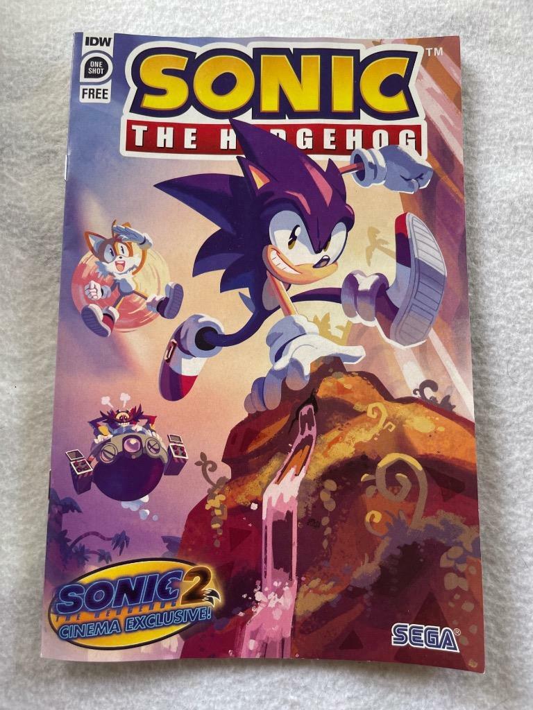 SONIC THE HEDGEHOG 2 – Original Promo Comic Book 2022 – Cinemark Exclusive