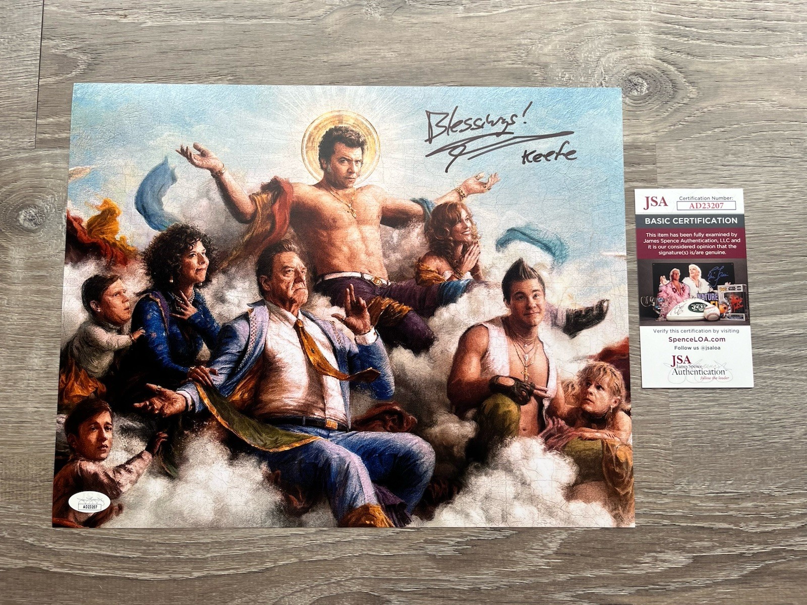 Tony Cavalero Signed Righteous Gemstones 11×14 Photo JSA COA Keefe HBO