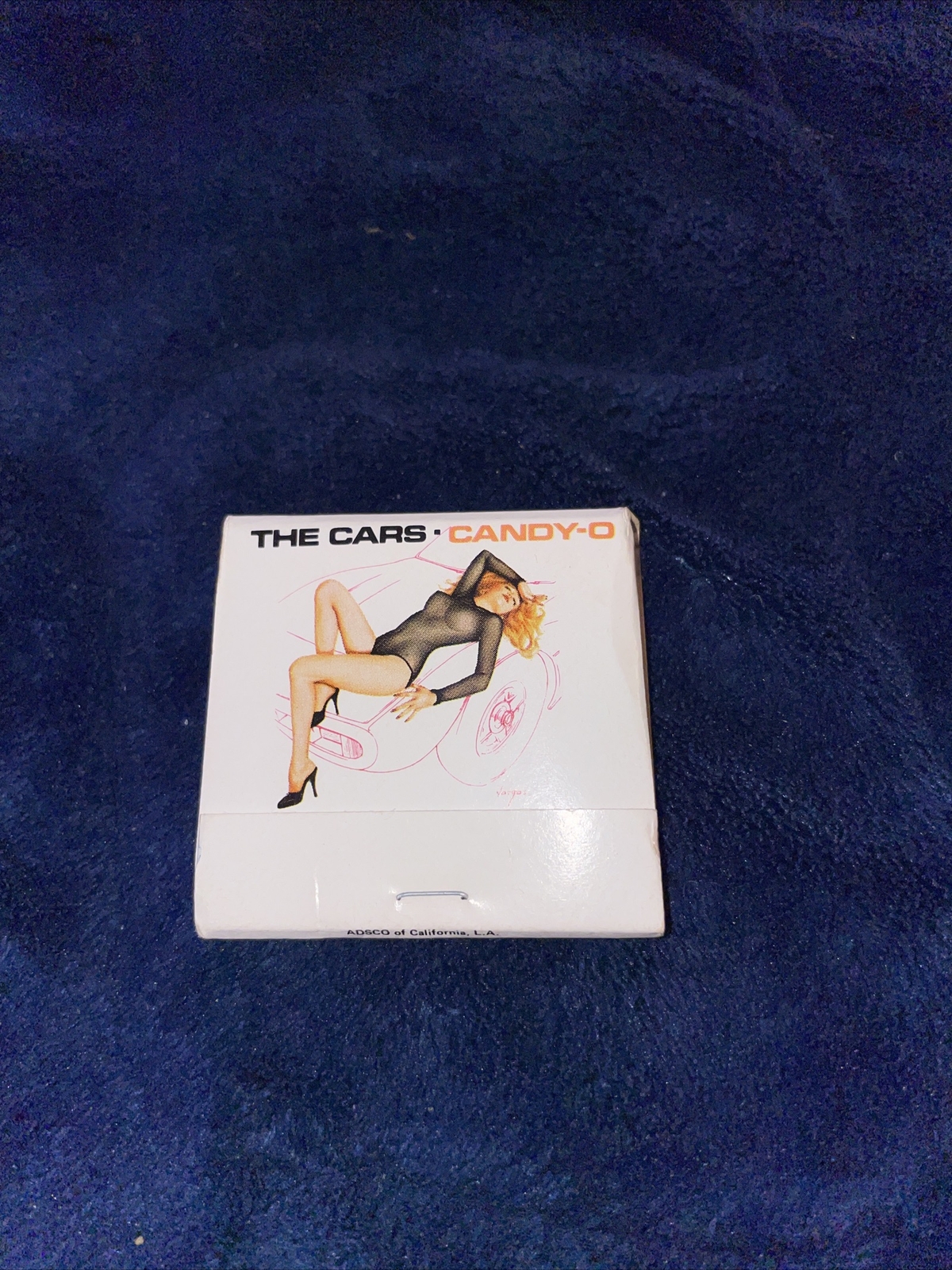 THE CARS 1979 CANDY-O MATCHES PACK – Promo Item Printed USA ( White Version )