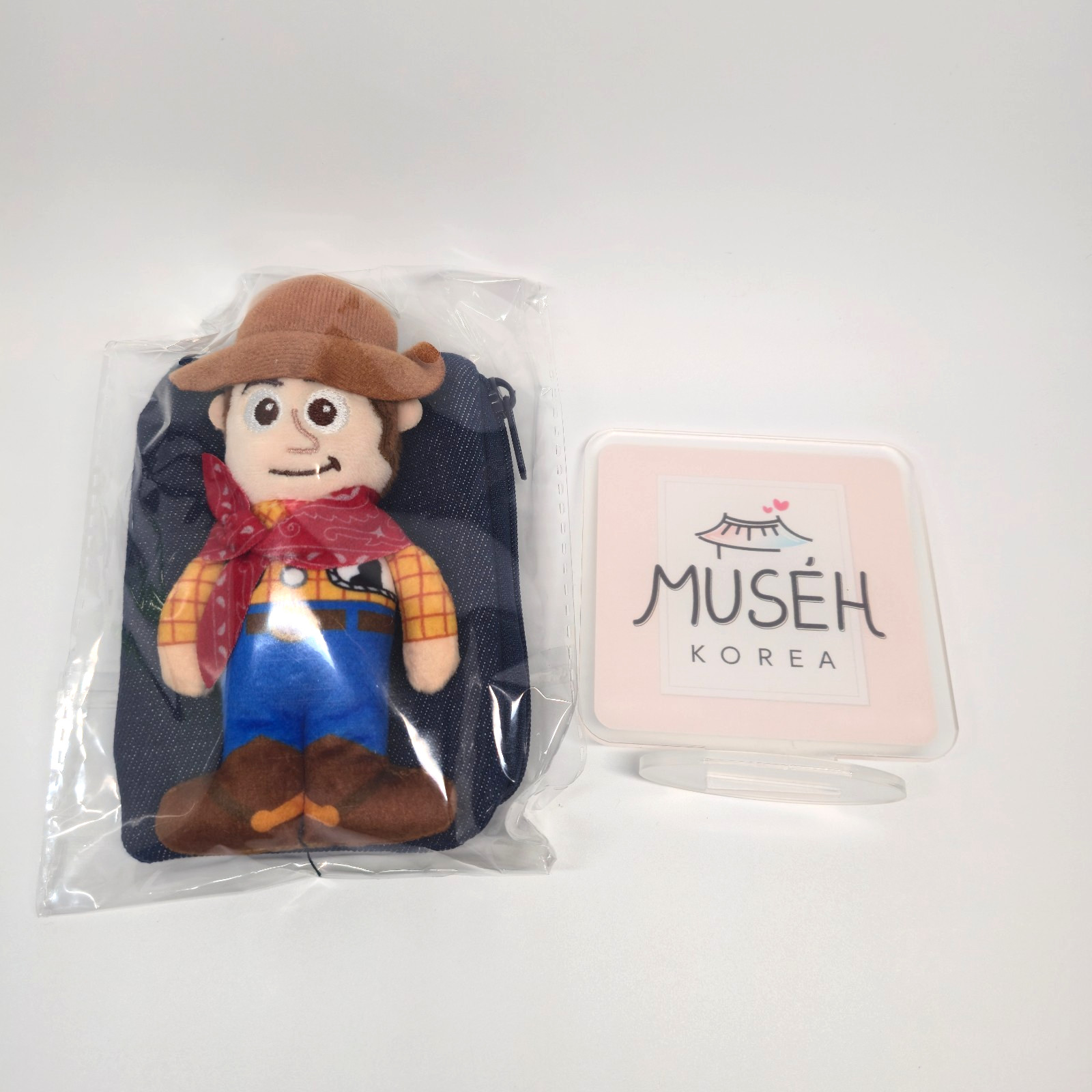 Disney Pixar Toy story 5 Movie Woody Plush Pouch Keychain Lotte Cinema Ltd