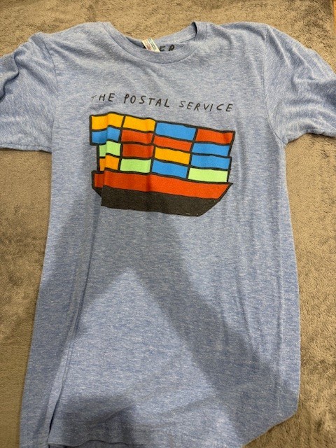 The Postal Service Band T Shirt 2013 Anniversary Tucker Nichols, Women’s Small