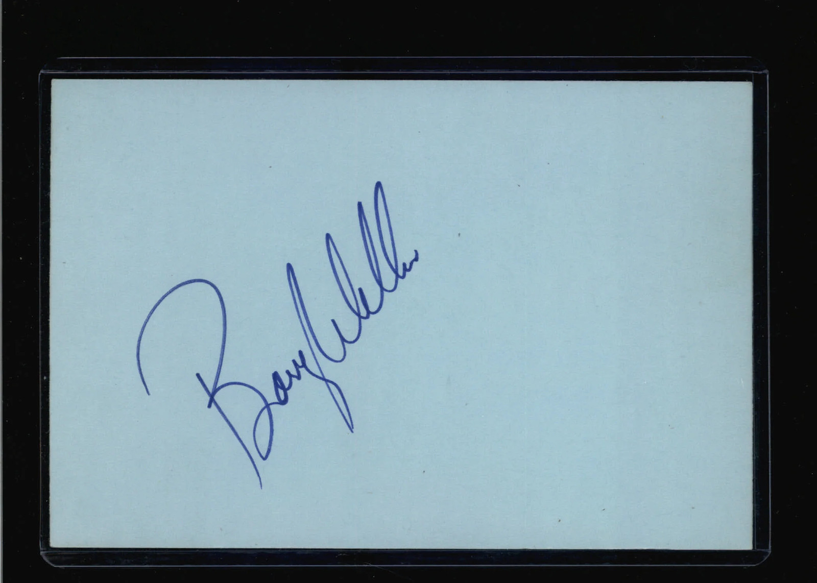 Barry Williams – Signed Autograph 4×6 Index Card – The Brady Bunch – Greg