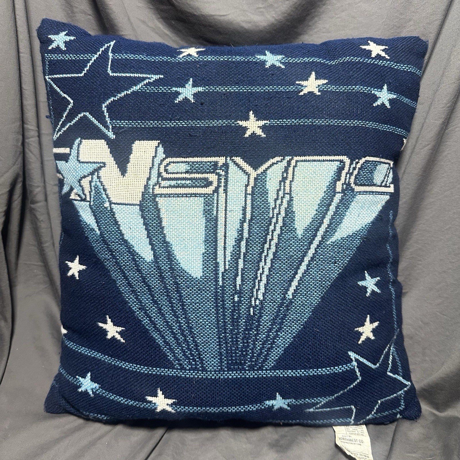 NSYNC Woven Tapestry Throw Pillow No Strings Attached VTG Made In USA