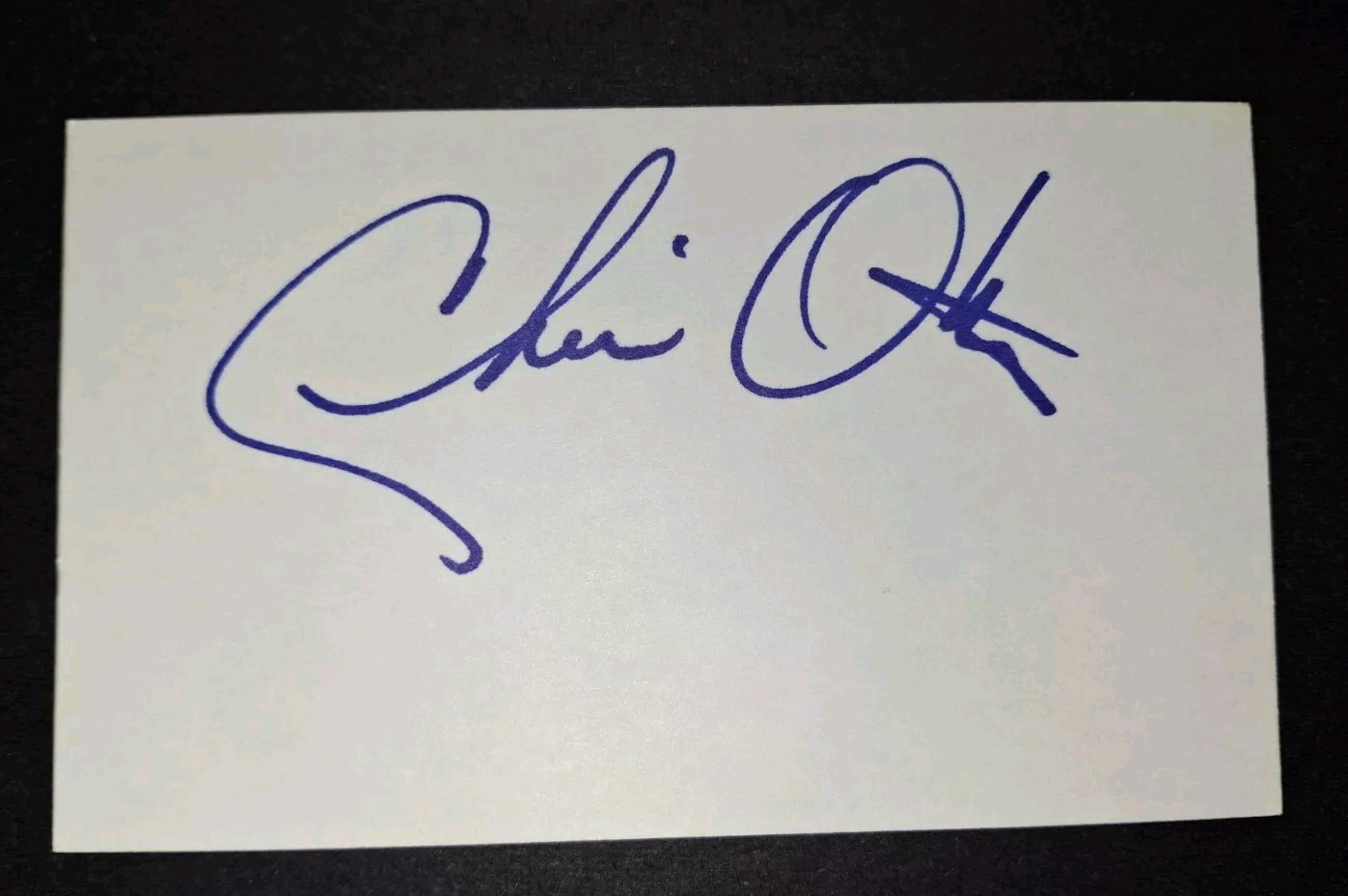 CHERI OTERI – SEXY ” SNL ” – ” SPARTAN CHEERLEADER ” – SIGNED Index W/PROOF