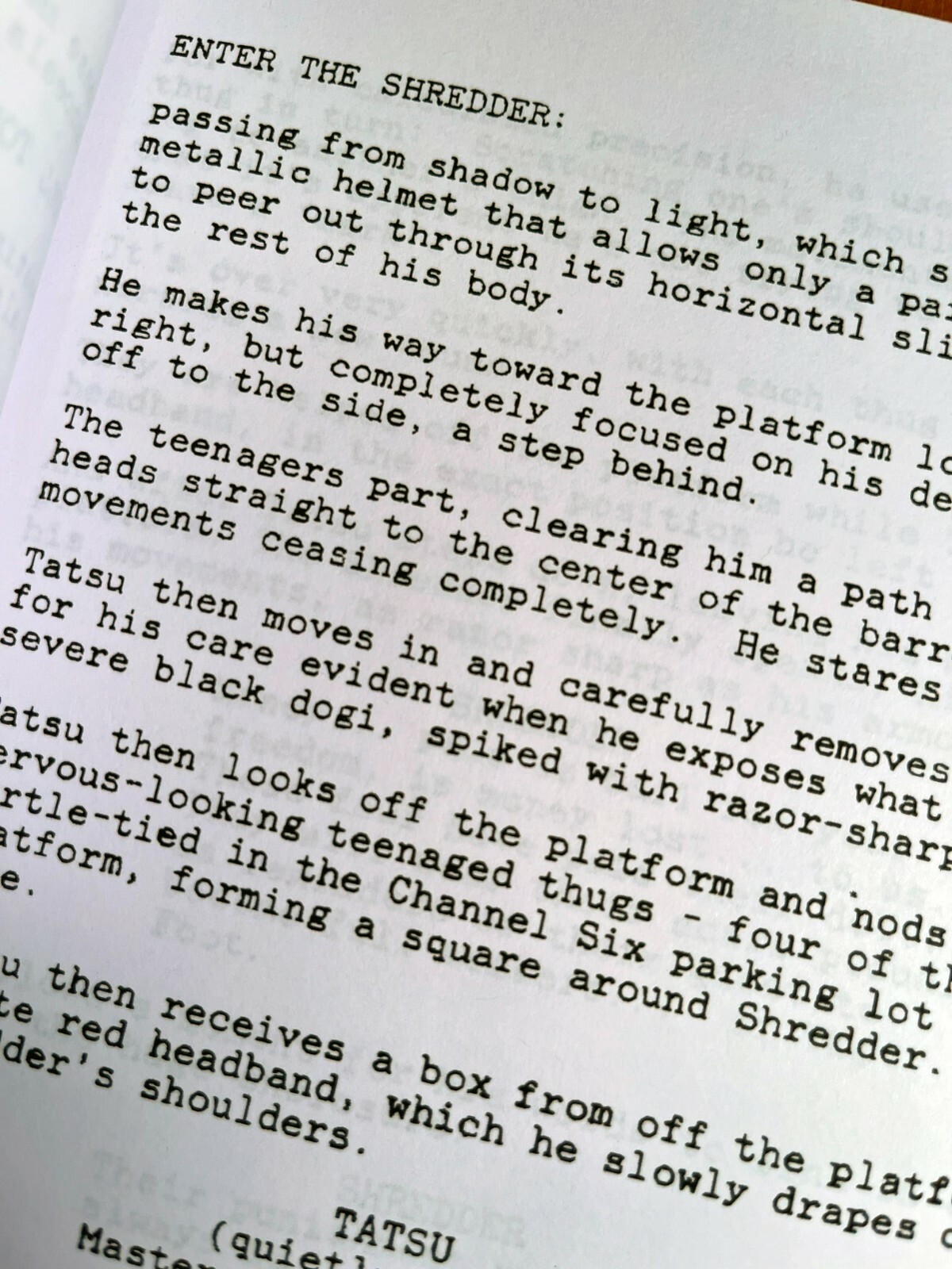 Teenage Mutant Ninja Turtles 1990 Script Signed- Autograph Reprints- TMNT Movie