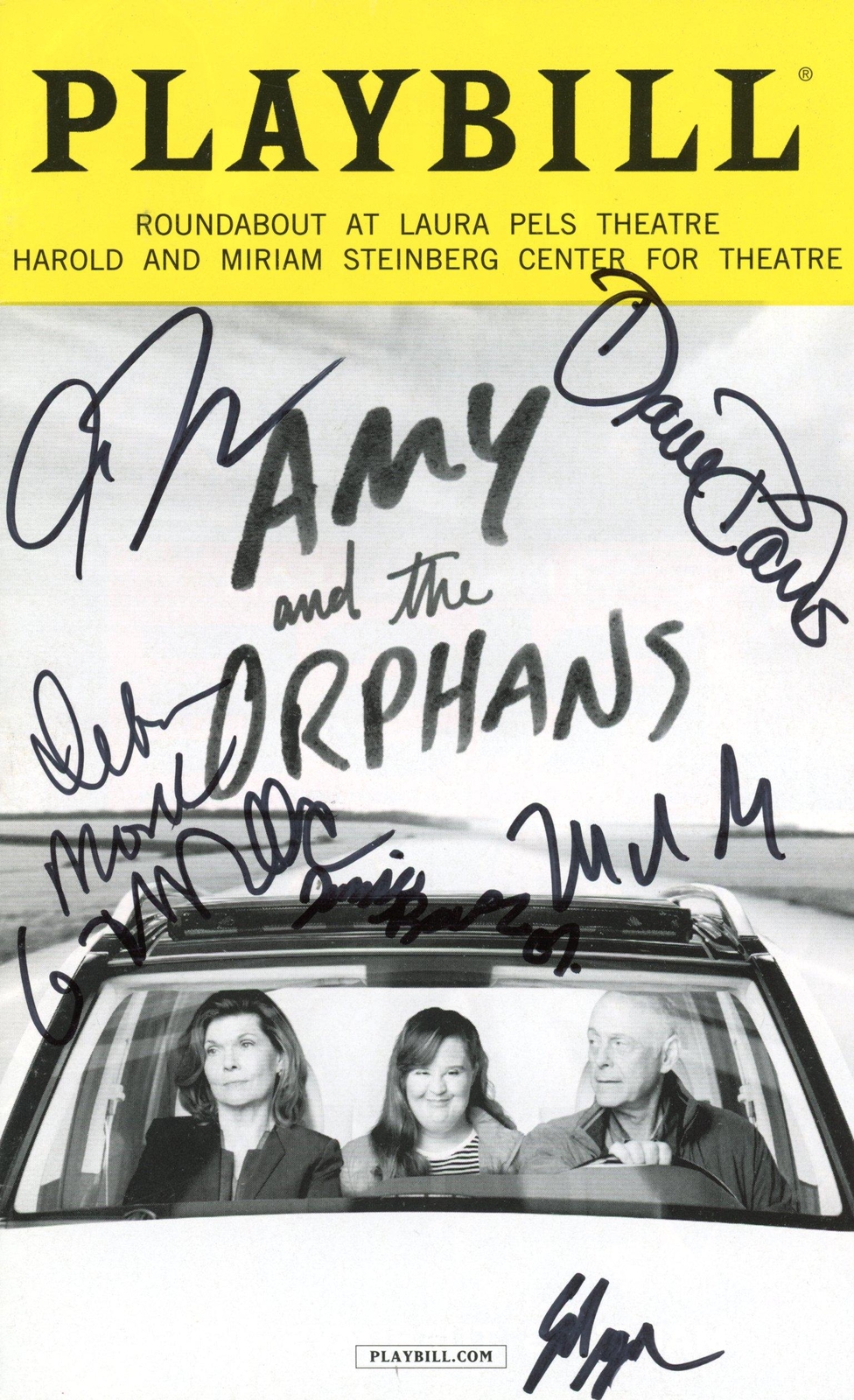 “Amy and the Orphans” Cast AUTOGRAPHS Signed Playbill – Jamie Brewer +6 ACOA