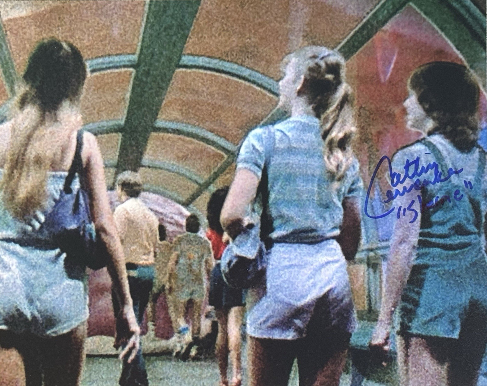 Cathy Cervenka SIGNED Jaws 3D “Sherrie” SIGNED 8×10 RARE K9 COA