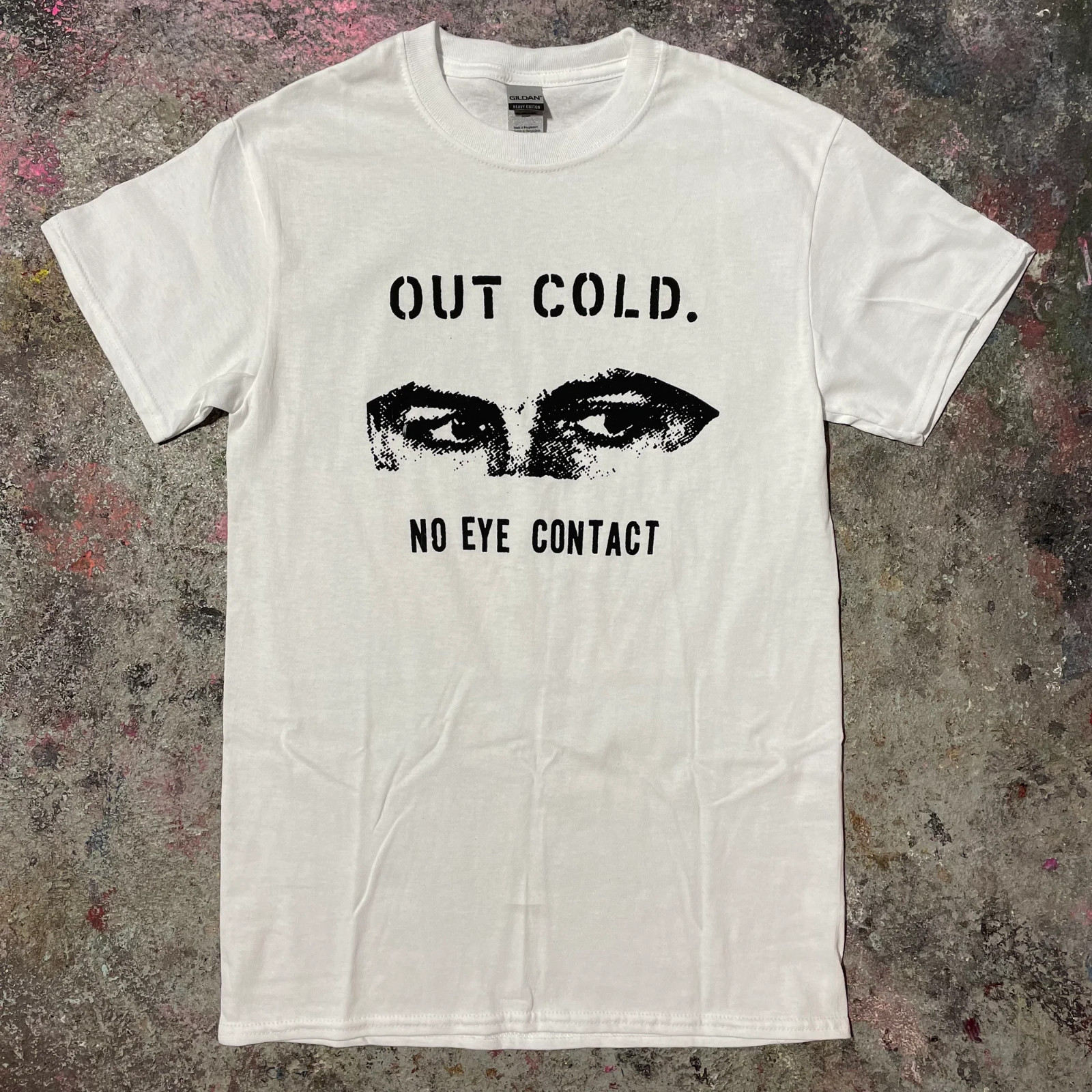 Out Cold “No Eye Contact” Band T-Shirt S-2X Unisex (Screen Printed)