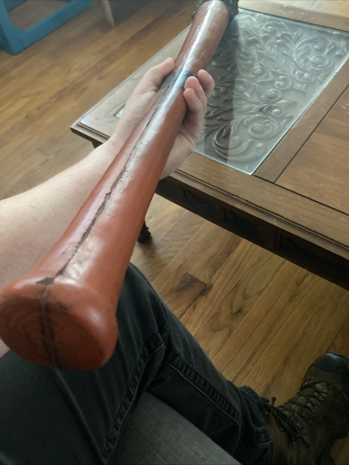 COSPLAY BAT-THE WALKING DEAD LUCILLE NEGAN’S FOAM FULL SIZE 34 IN HALLOWEEN