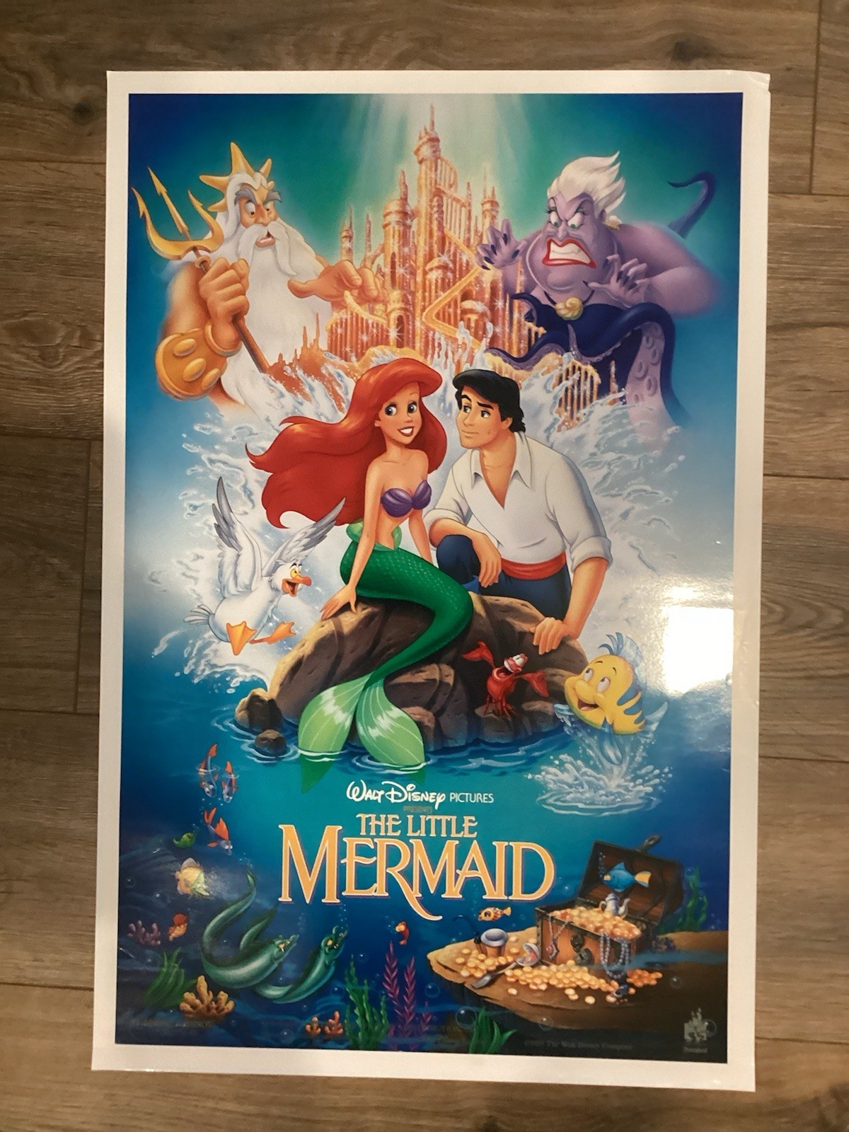 THE LITTLE MERMAID – 27 X 18 Rolled Movie Poster 1989 Walt Disney – Ariel