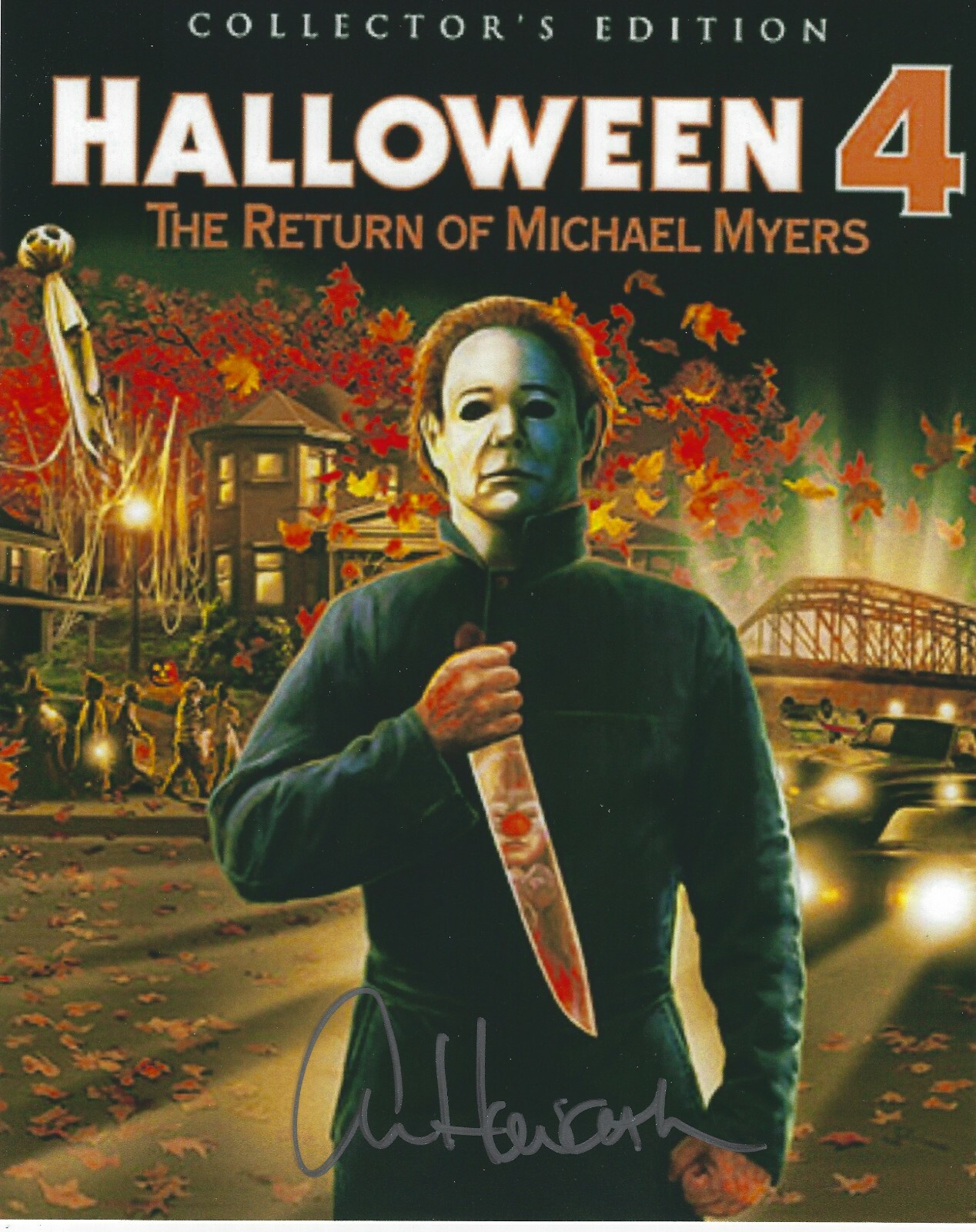 ALAN HOWARTH Music Composer Signed 8 x 10 Photo HALLOWEEN 4 Michael Myers