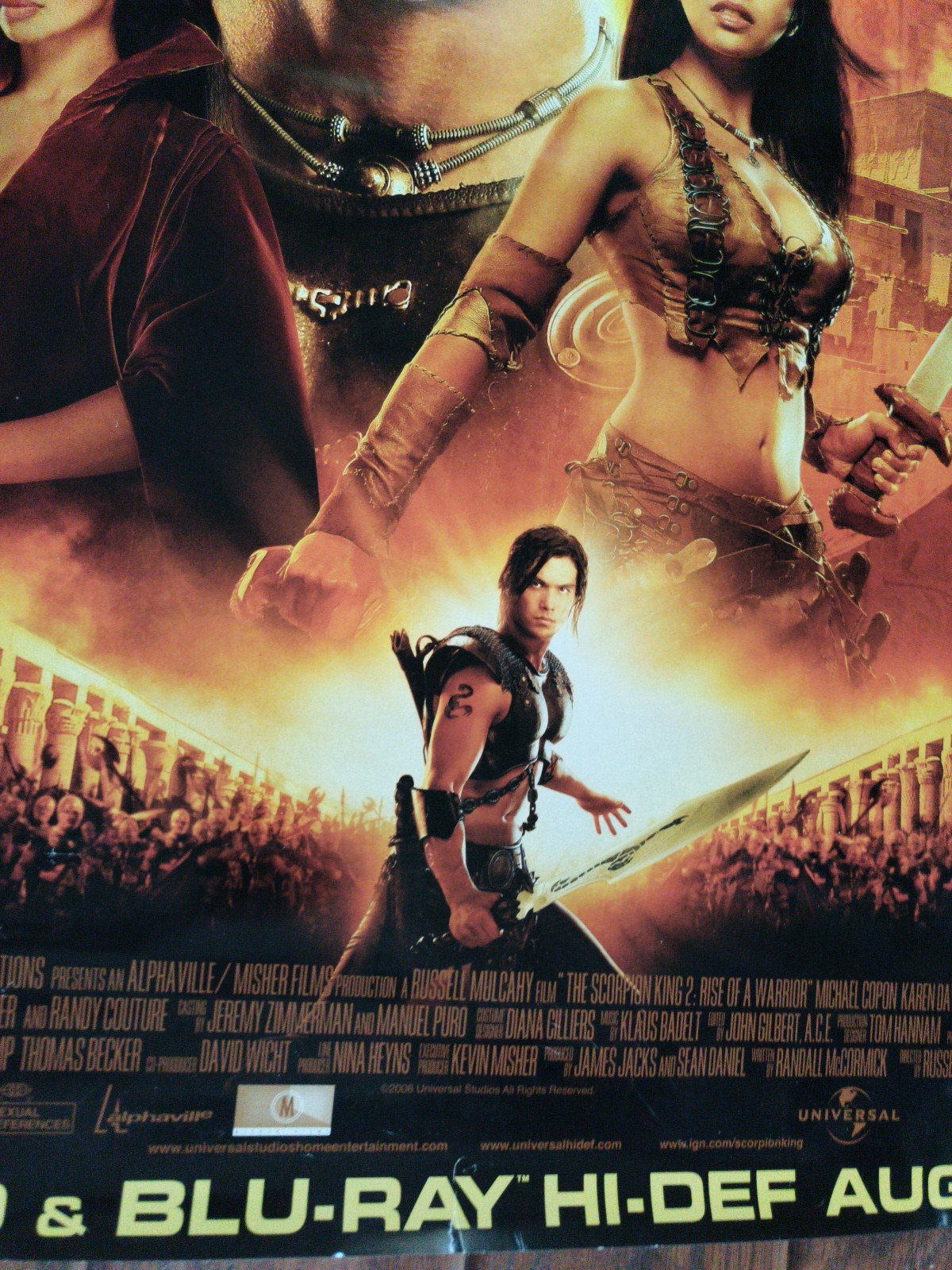 The Scorpion King 2 27×40 Original Movie Promo DVD Blu-ray Release Poster