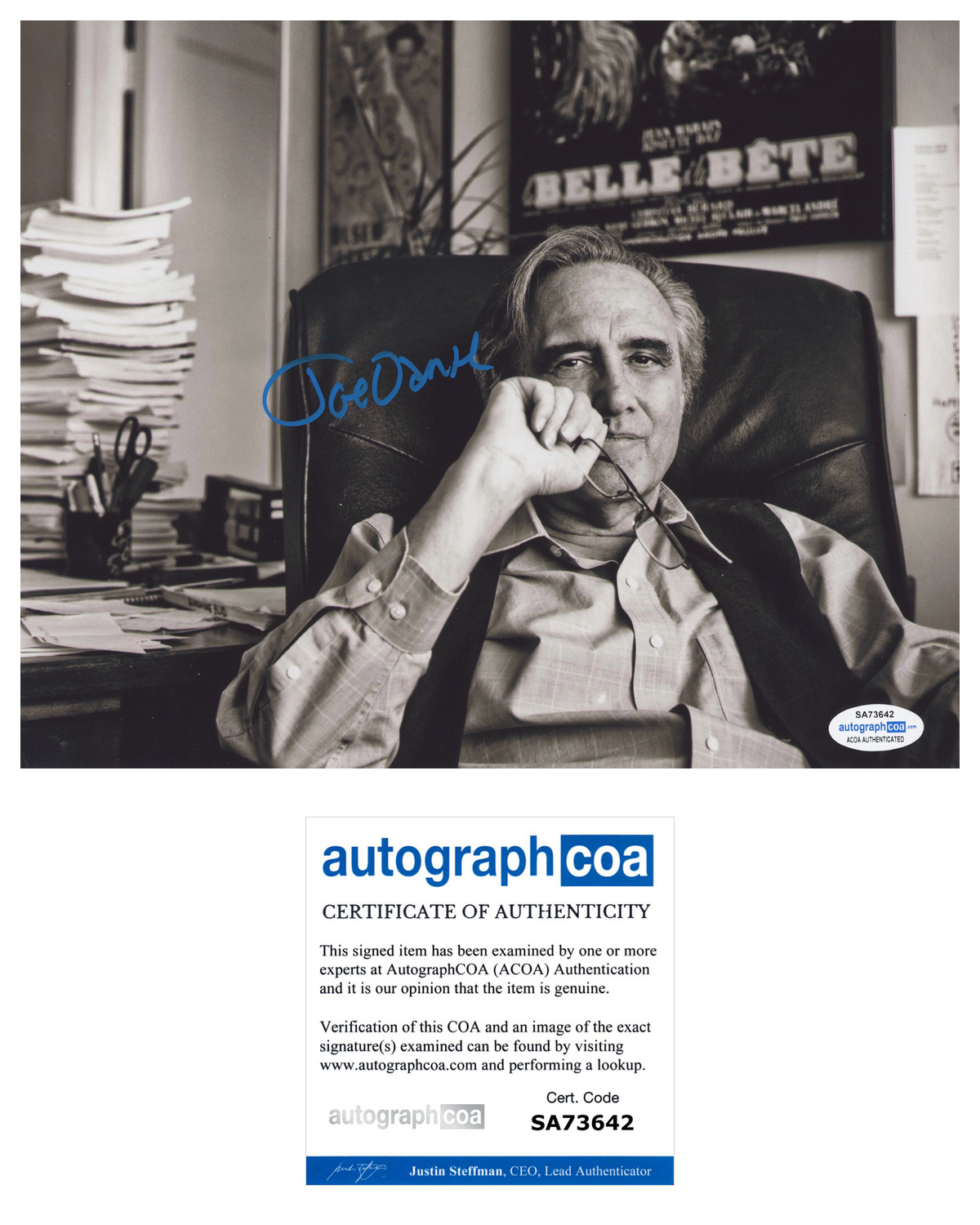 Joe Dante signed photo 8×10 ACOA autographed Gremlins Director 2