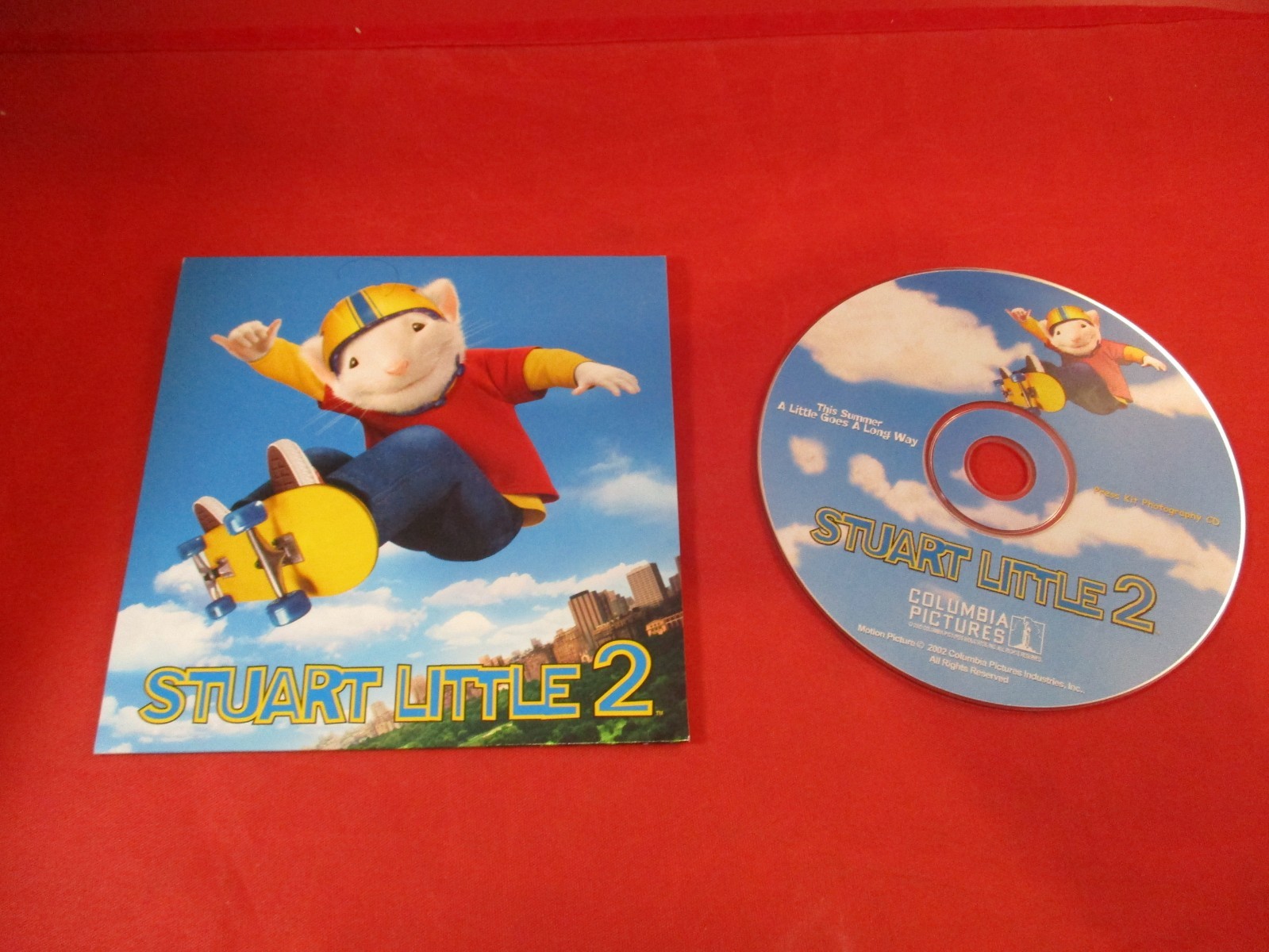 Stuart Little 2 Columbia Pictures Movie Promotional Digital Press Kit CD