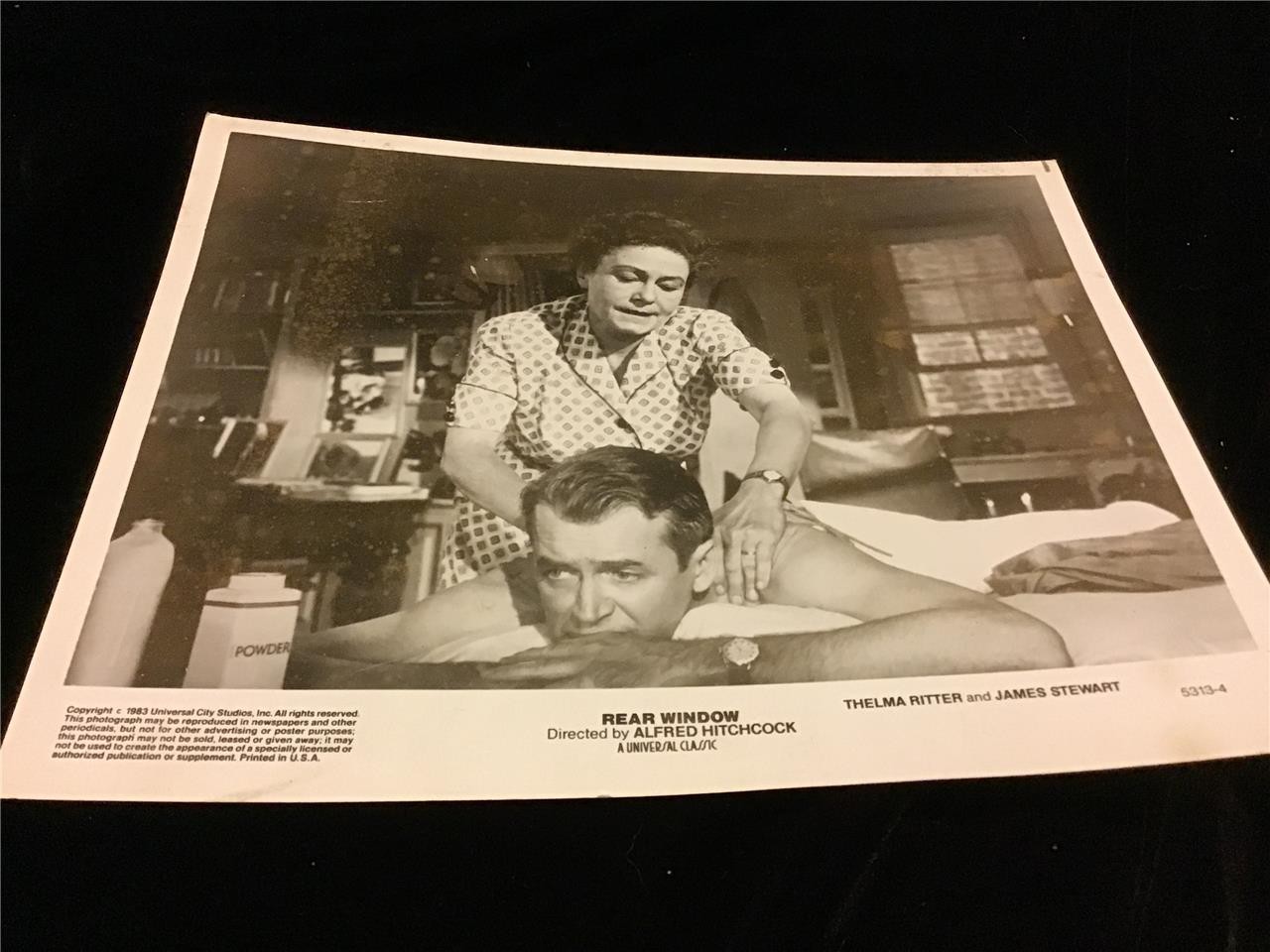 Movie Still Rear Window 1954 Thelma Ritter, James Stewart, Grace Kelly 8×10 B&W
