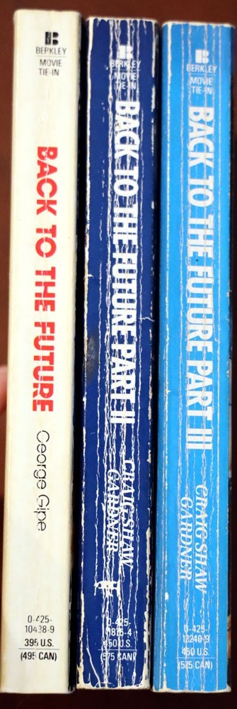 BACK TO THE FUTURE Paperback Book Set – George Gipe/Craig Shaw Gardner 1985-1990