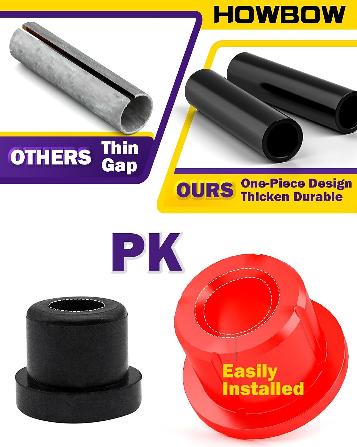 12pcs Golf Cart Precedent Bushing Kits, Upgrade Polyurethane Bushing Set with Sl