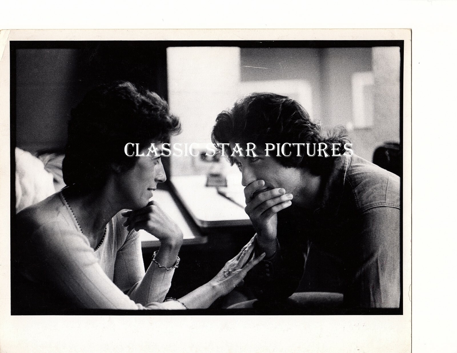 Q192 John Travolta with sister Ellen Travolta Bus Stop 1976 8 x 10 vintage photo