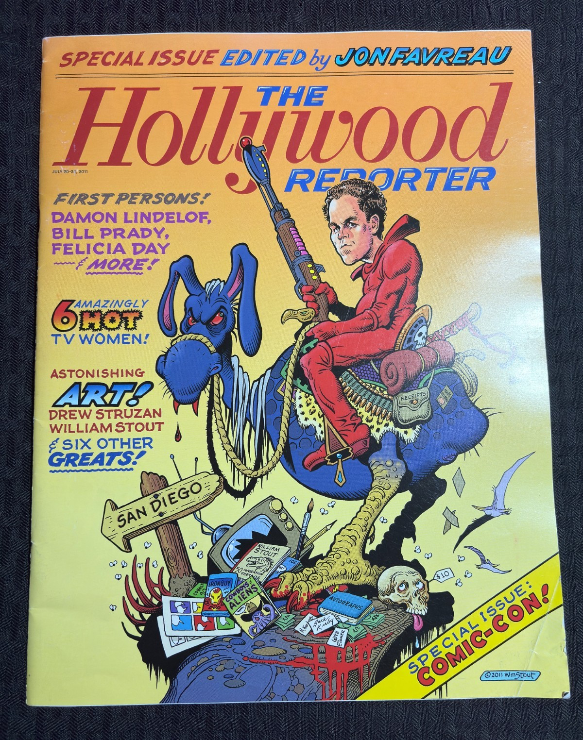 2011 THE HOLLYWOOD REPORTER Magazine July 20-24 FN 6.0 Comic-Con Special Issue