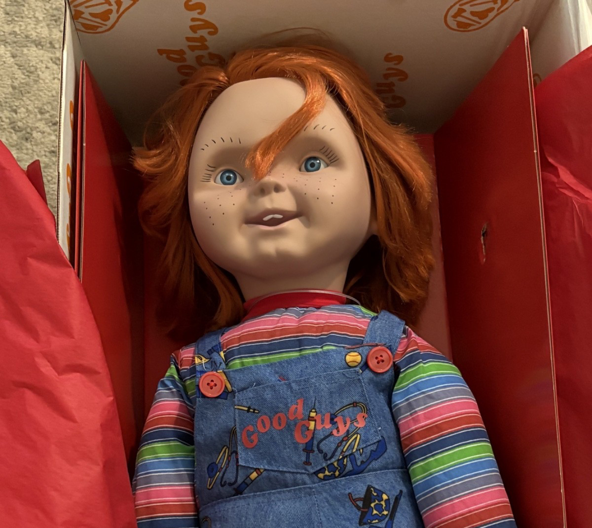 VERY RARE CHUCKY TV SERIES USA SYFY PROMO 30 INCH CHUCKY DOLL *BRAND NEW IN BOX*