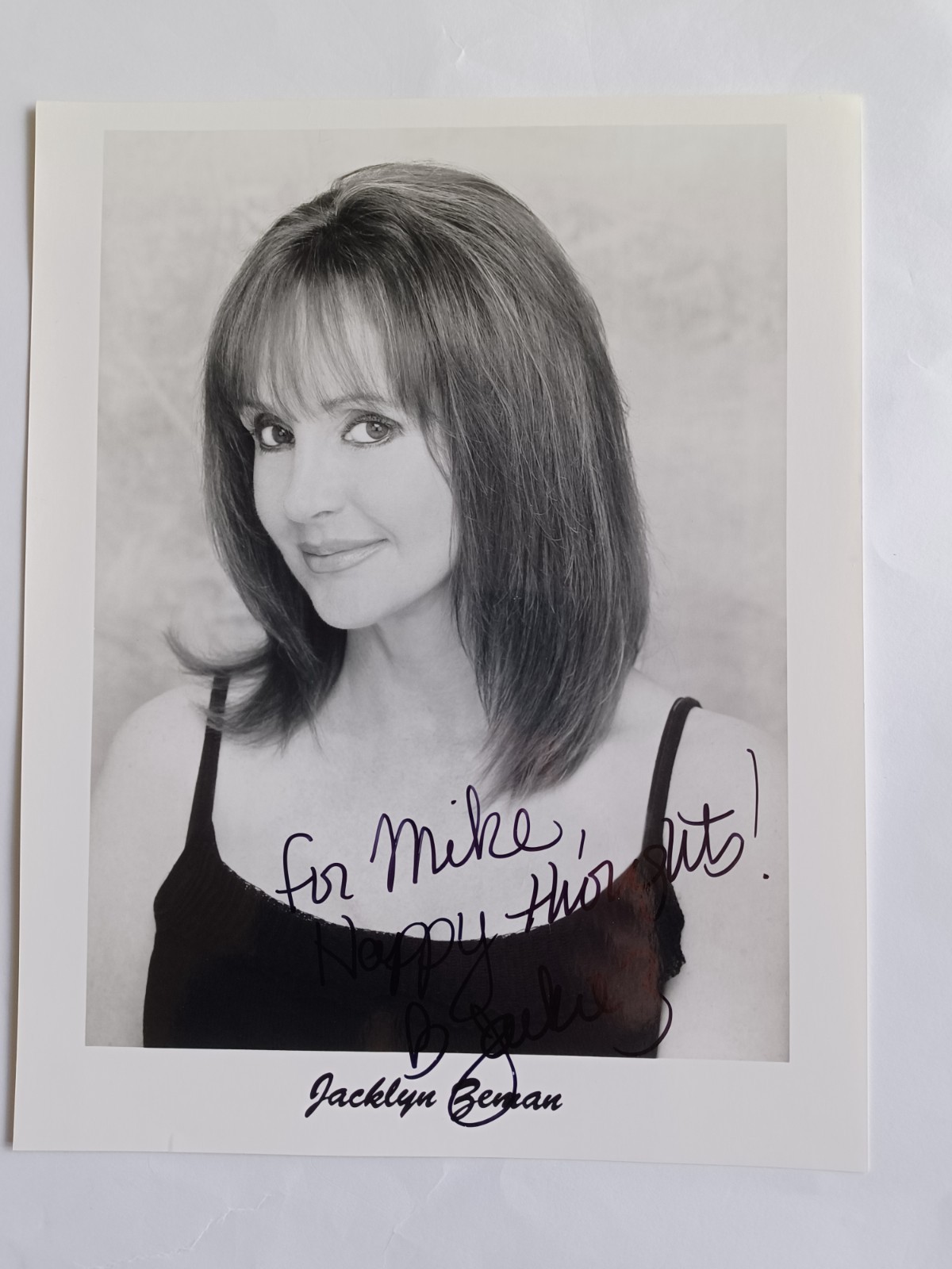 Jacklyn Zeman (d. 2023) Signed 8×10 Photo – General Hospital