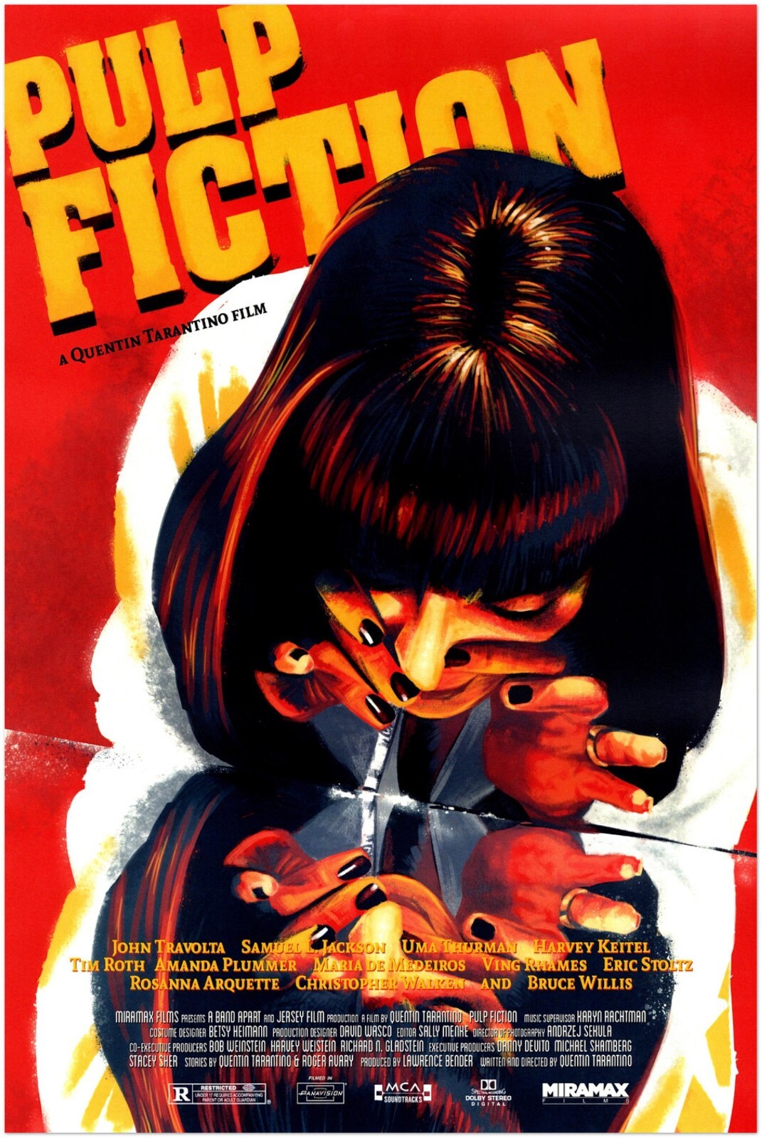 Pulp Fiction Movie Poster – Quentin Tarantino – Alternate #3