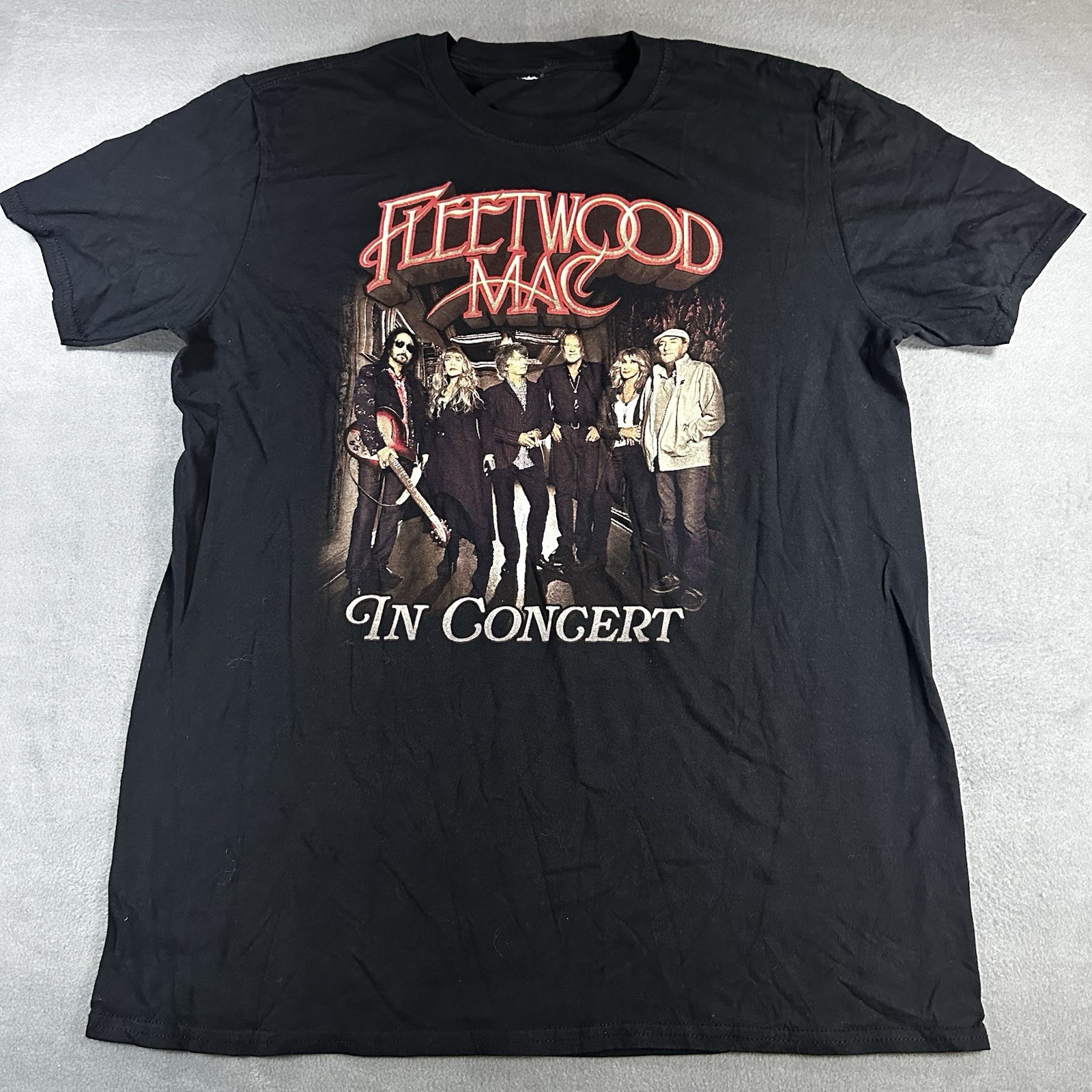 Fleetwood Mac In Concert 2018 / 2019 Tour Dates Listed Logo Shirt Medium