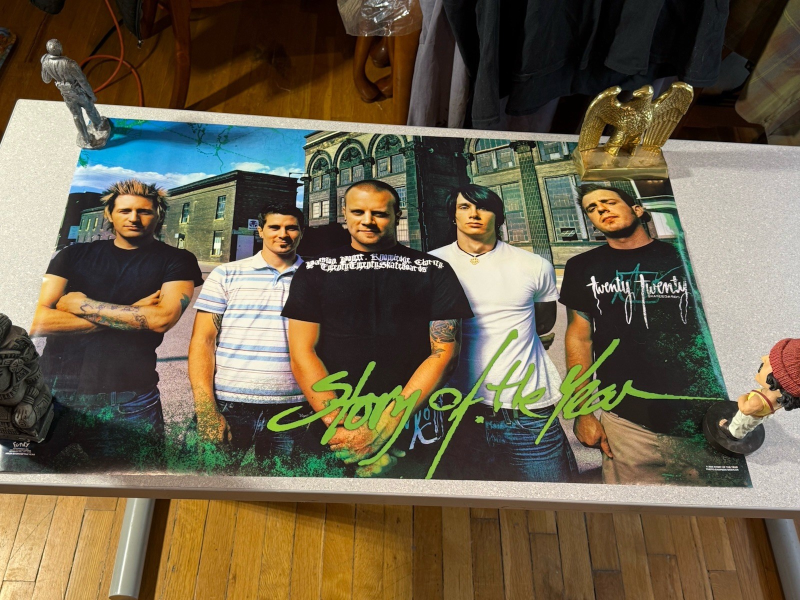 Vintage 2005 Story Of The Year Poster 34X22 New