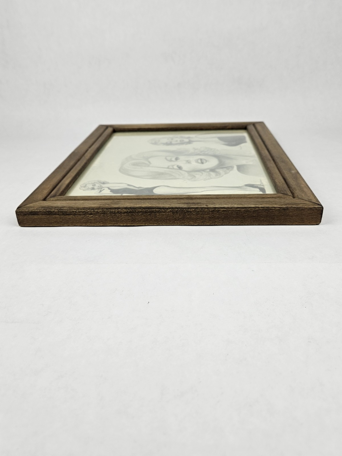 Vintage Marilyn Monroe Framed Hand Drawn Sketch Art Michael Irvin 1986