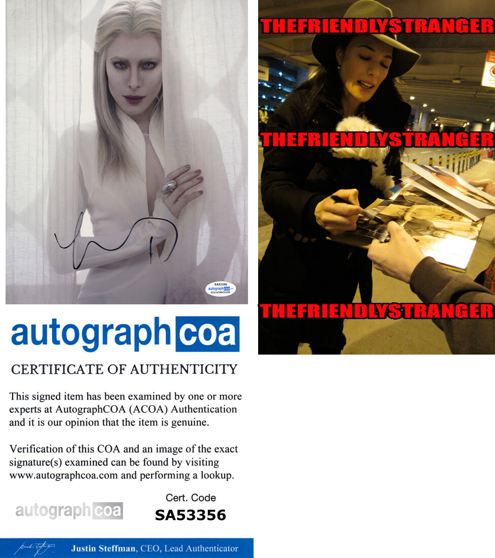 Jaime Murray signed Autographed “DEFIANCE” 8×10 Photo PROOF s SEXY Stahma ACOA