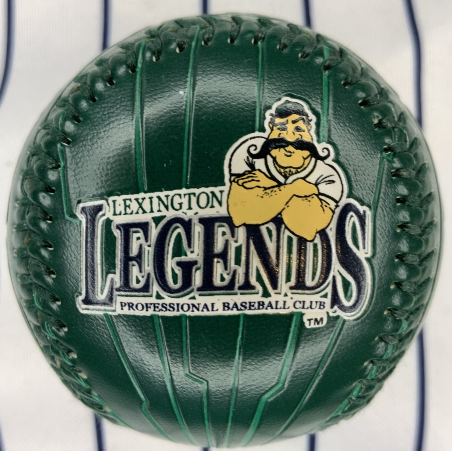 Lexington Legends Green Embossed Rawlings Souvenir Baseball Ball