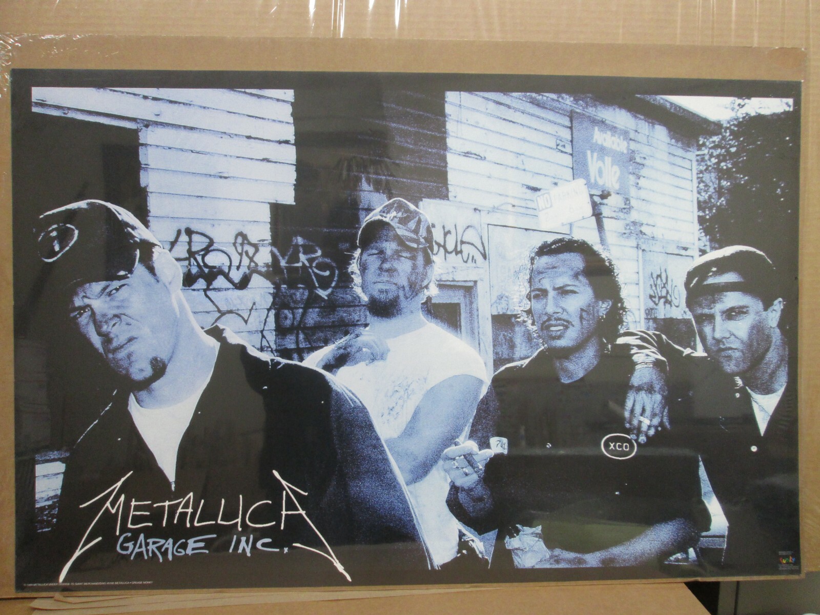 vintage 1999 Metallica Garage inc. rock band poster 15045